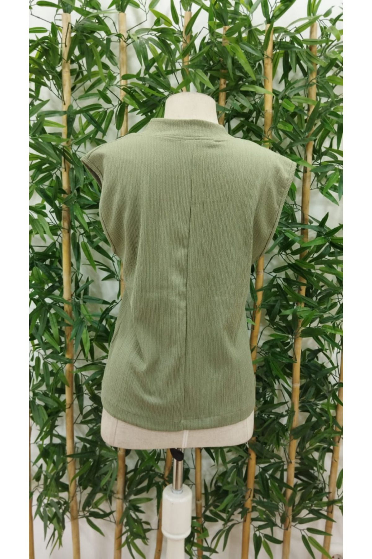 Miracle Omni-Women's Judge Collar Zippered Wrap Blouse 5