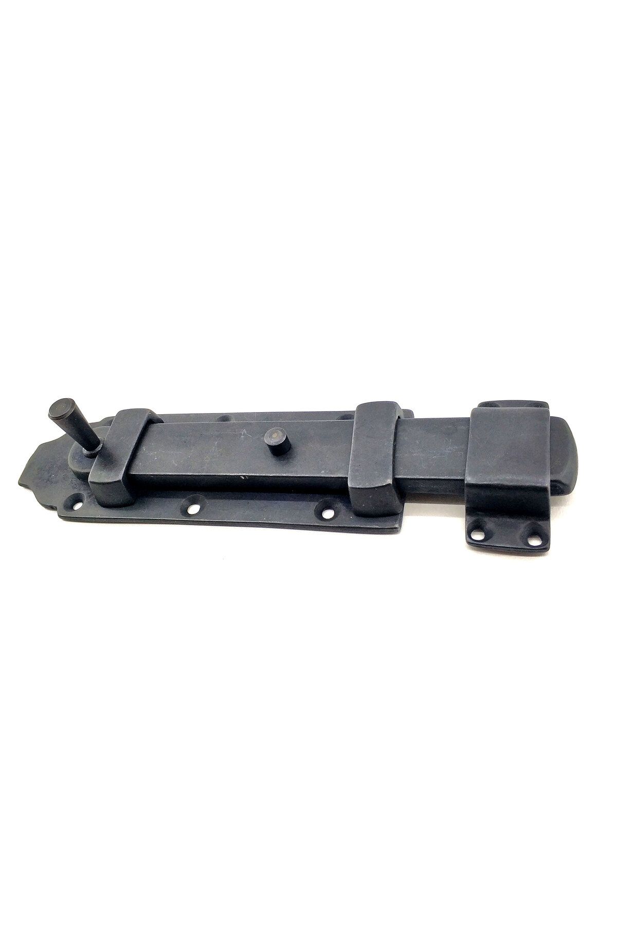 DENİZBİLİŞİM Antika Tarz Dekoratif Pirinç Yassı Kapı Sürgüsü - 55X215 Mm, Oksit