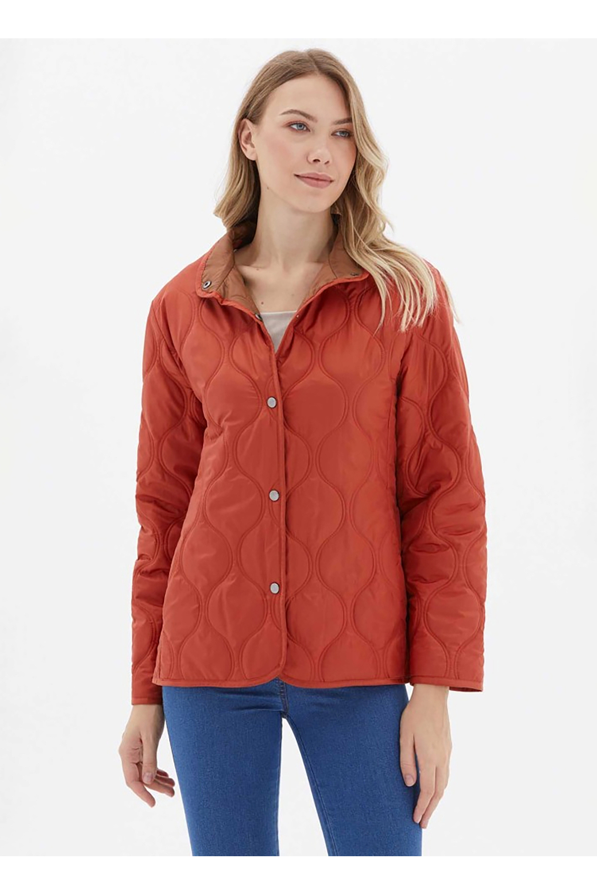 Selen  Kiremit Kadın Mont 24KSL6123 - Görsel 2