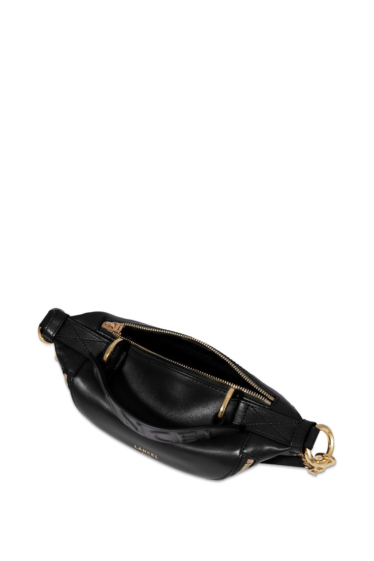 کیف شانه ای مشکی زنانه صلیب استاندارد سیاه اورجینال Lancel