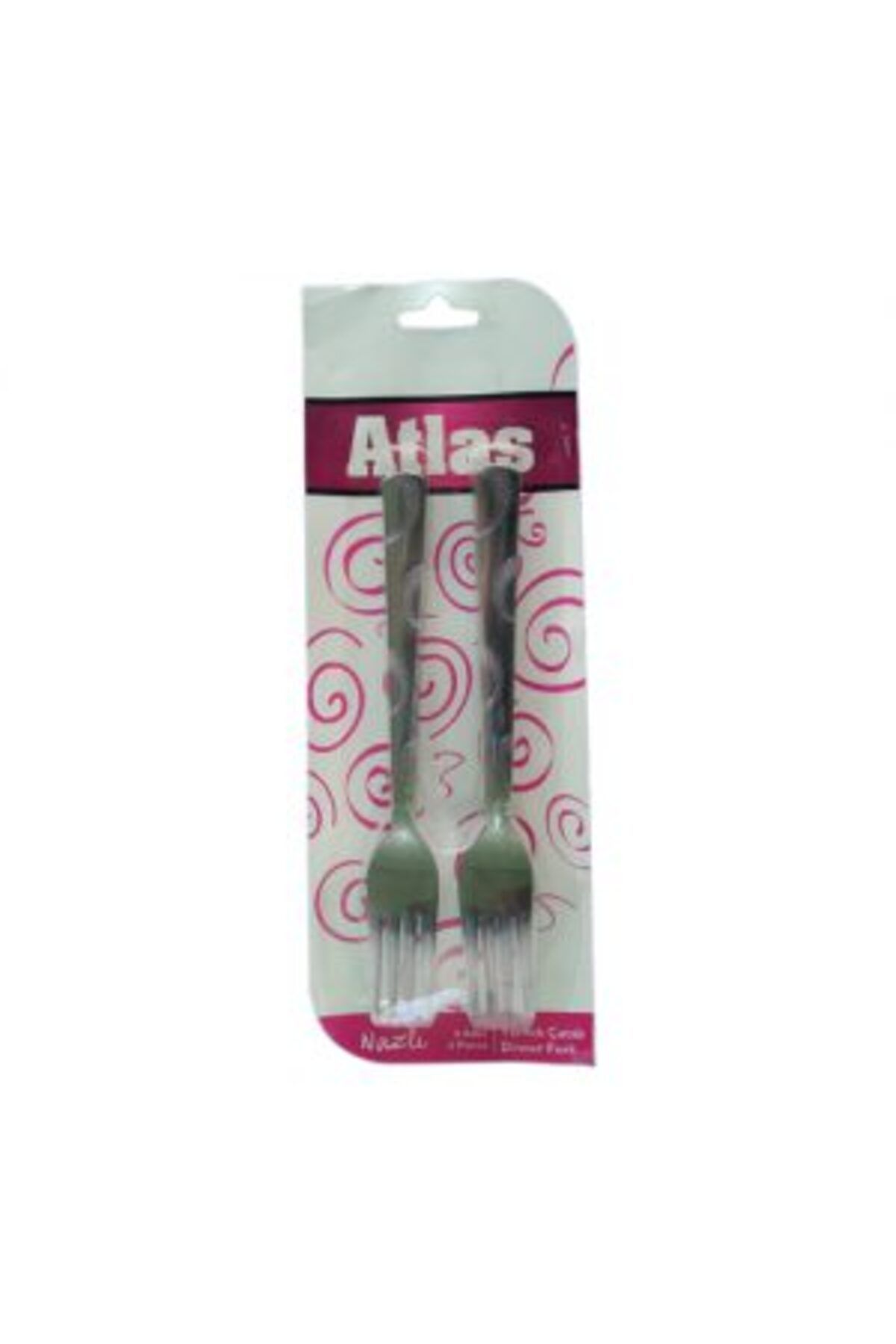 Mu Art Ahşap 6 Parça Metal Yemek Çatali (5175)