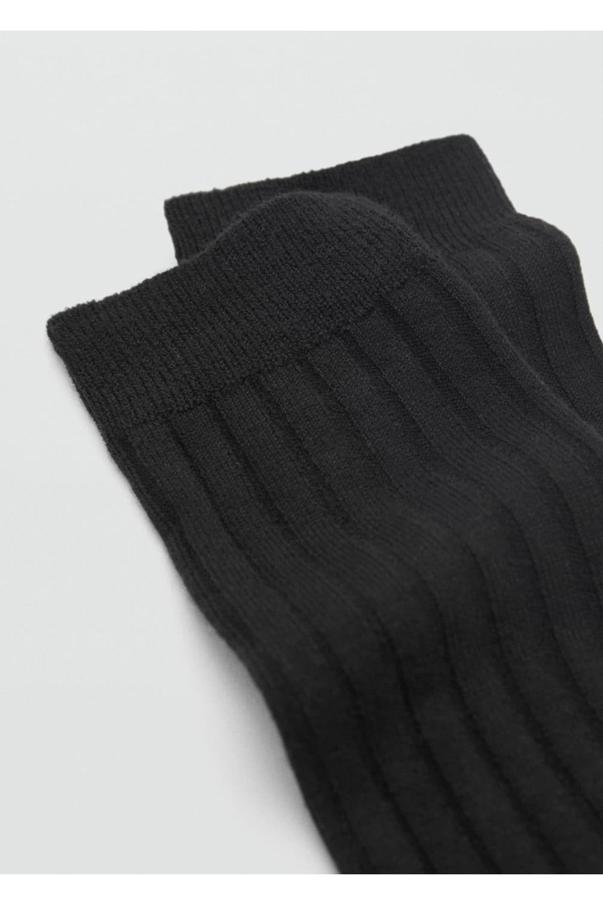 MANGO Woman-Socks with Wool Blend Twill 1
