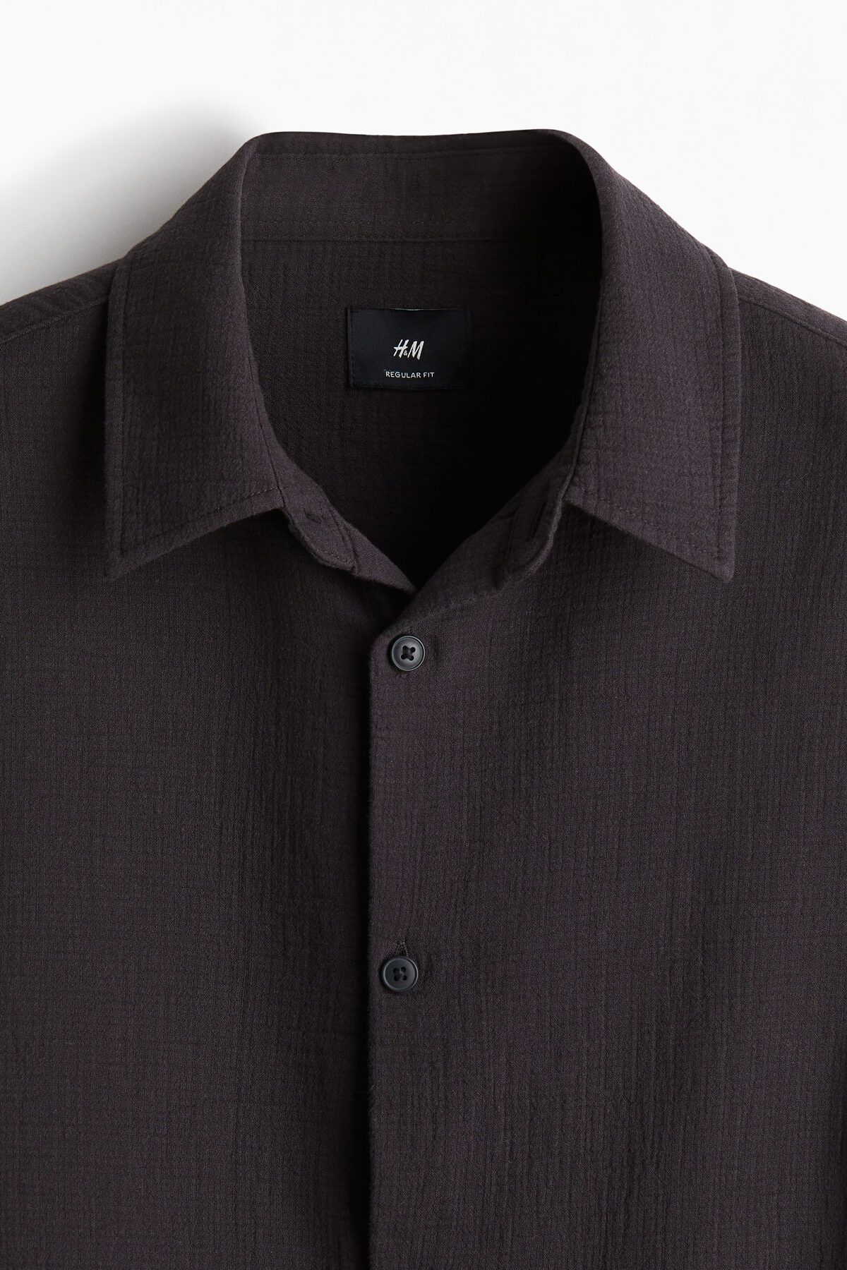 پیراهن / بلوز دکمه دار بنفش مردانه به طور منظم تناسب H M H&M