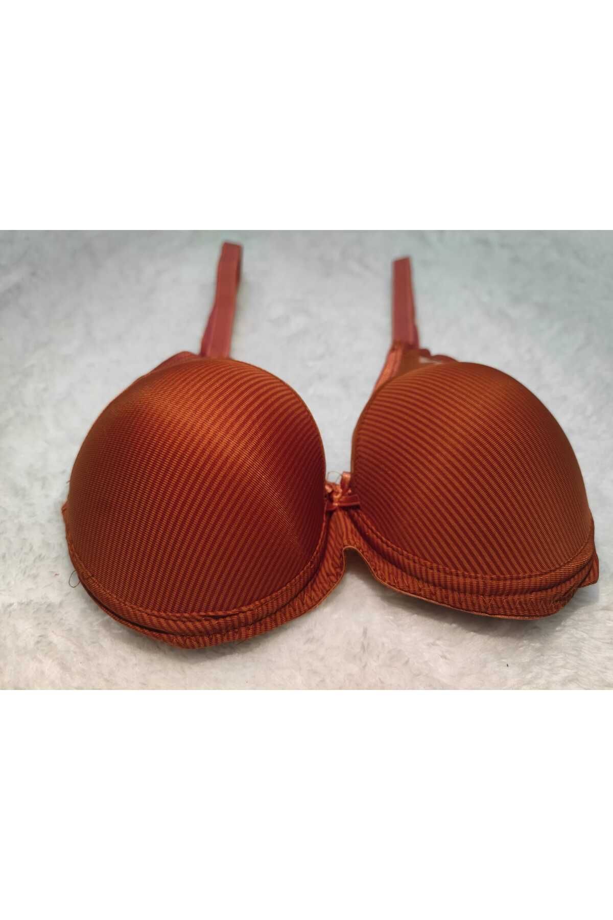alvia butik-Basic Patterned Underwire Supported Bra 3