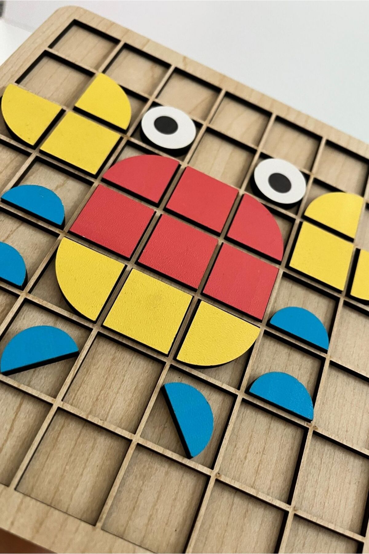 Hopiers Ahşap Mozaik Puzzle Bulmaca / 3+ Yaş / Montessori Eğitici ve Öğretici Çocuk Zeka Oyunu fotoğrafı 5 (önizleme)