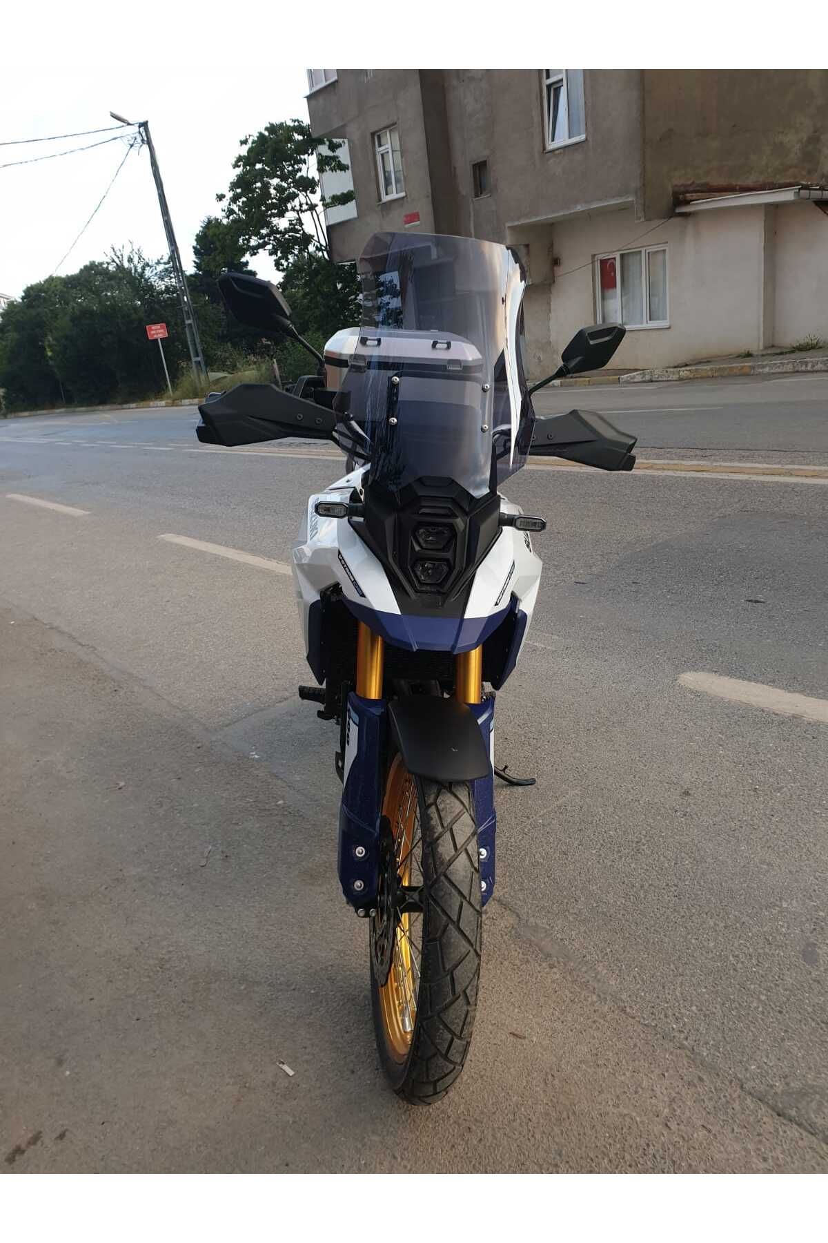 Suzuki V-strom DE 800 Siperlik Ön Cam 2023-2025 Model 50cm Füme Renkli 4mm