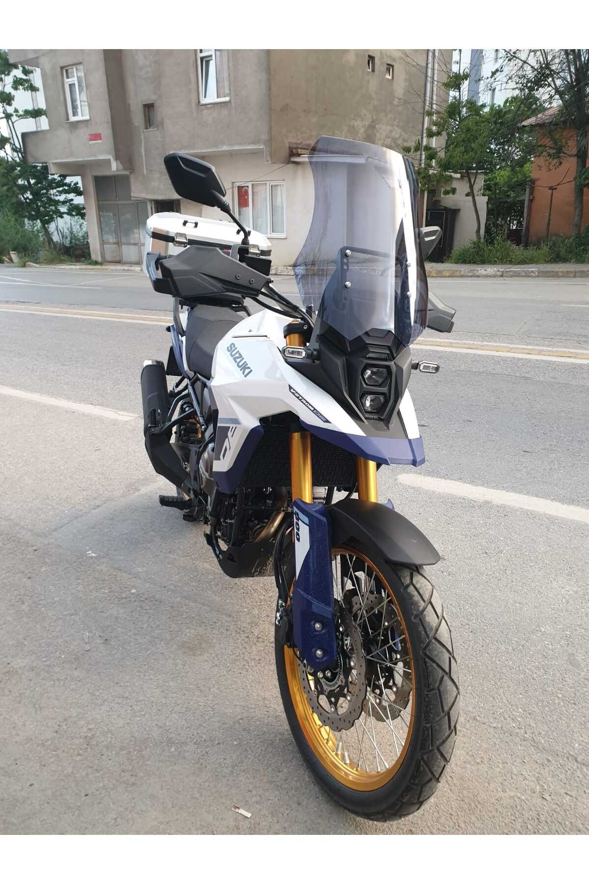Suzuki V-strom DE 800 Siperlik Ön Cam 2023-2025 Model 50cm Füme Renkli 4mm