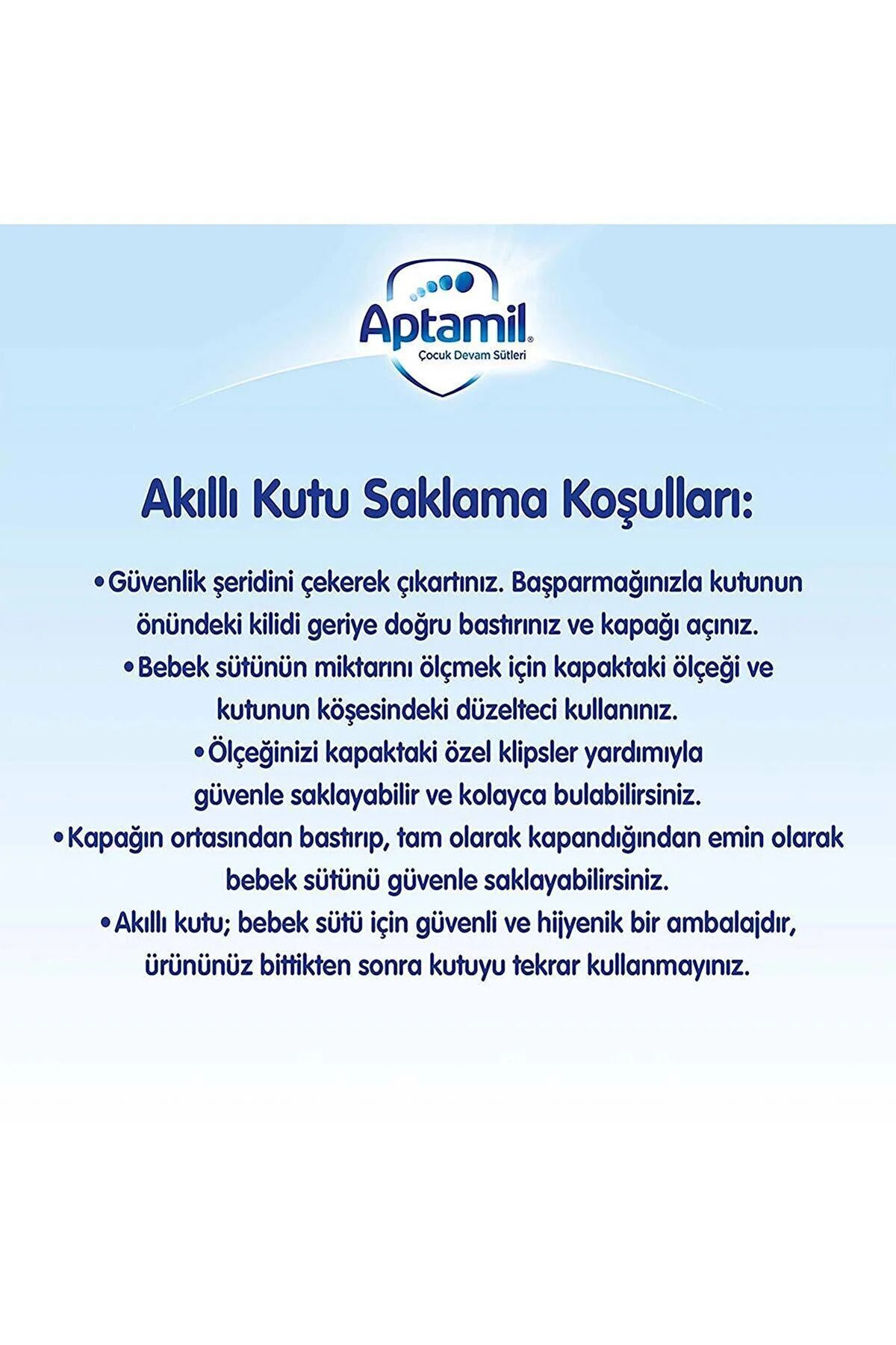 Aptamil 5 Numara Çocuk Devam Sütü 3 X 800 gr fotoğrafı 7 (önizleme)