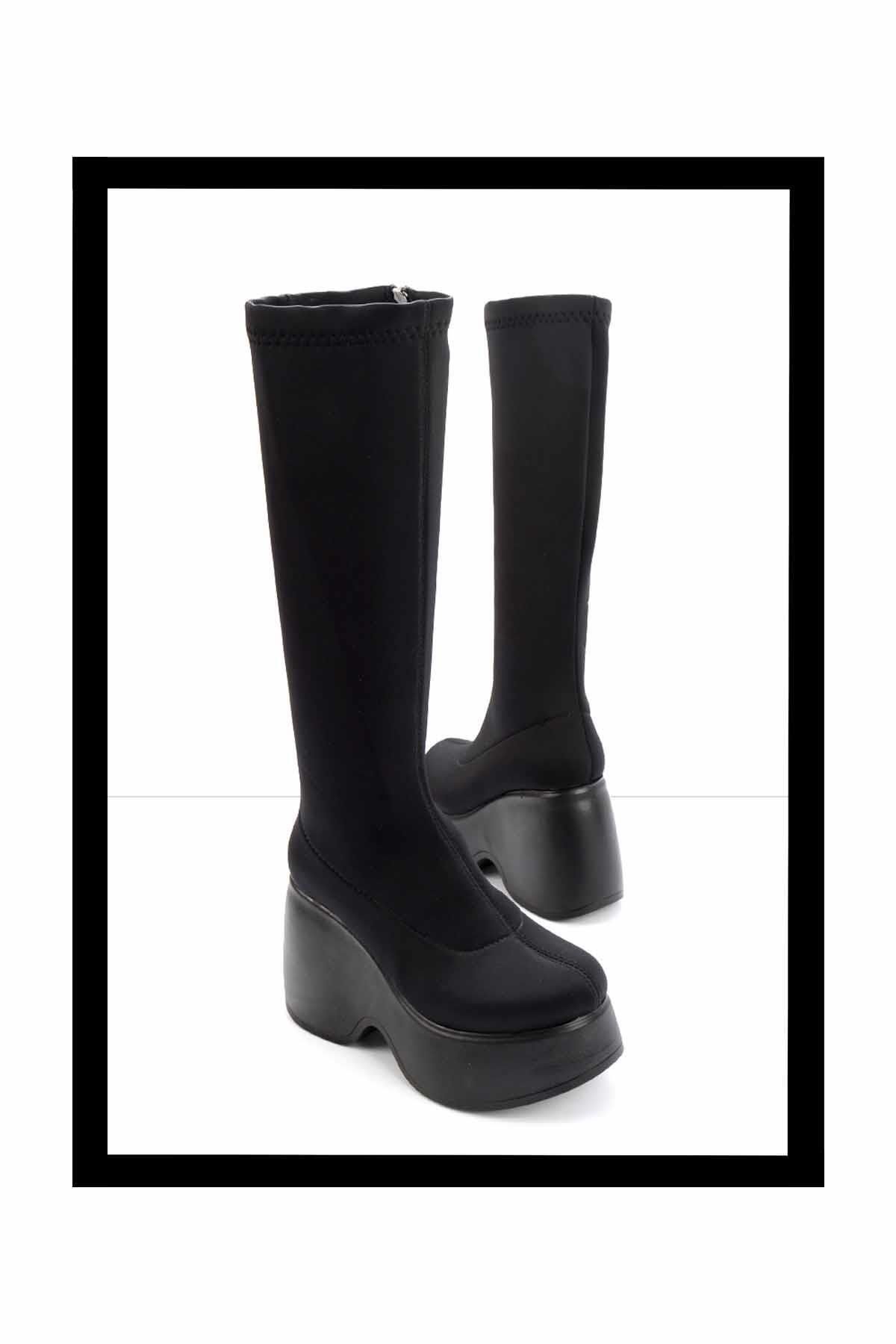 Bambi Ghete De Damă Elastice Negre K 03991003117 Femeie - 36
