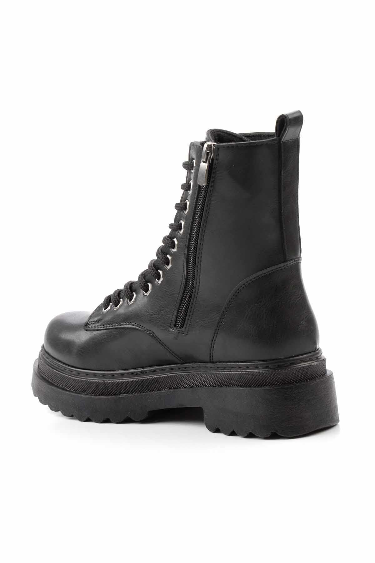 Siyah Kadın Bot & Bootie K02377520109 - 4