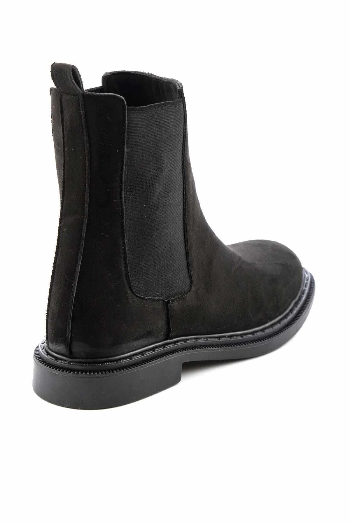 Bambi-Czarne zamszowe buty damskie i botki02640010202 4