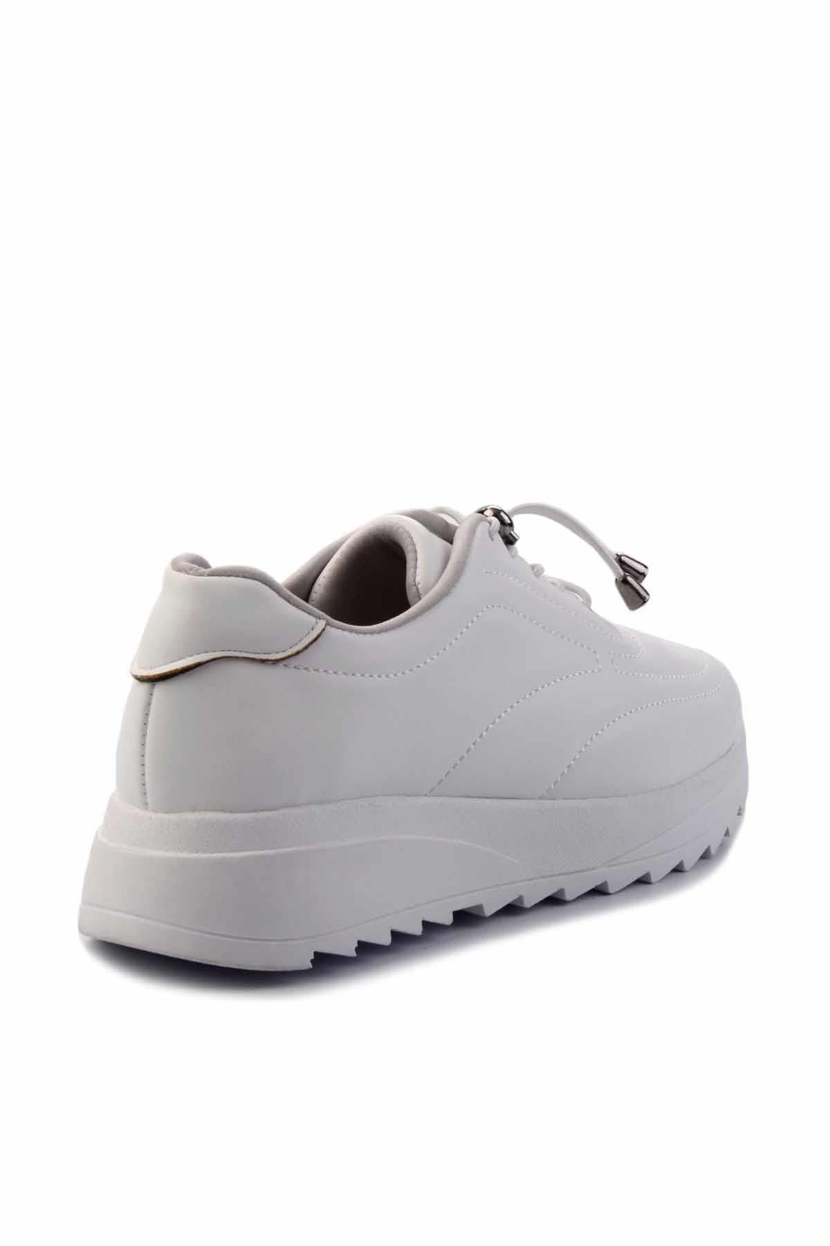 Bambi-White Women's Casual Shoes K01671666509 4