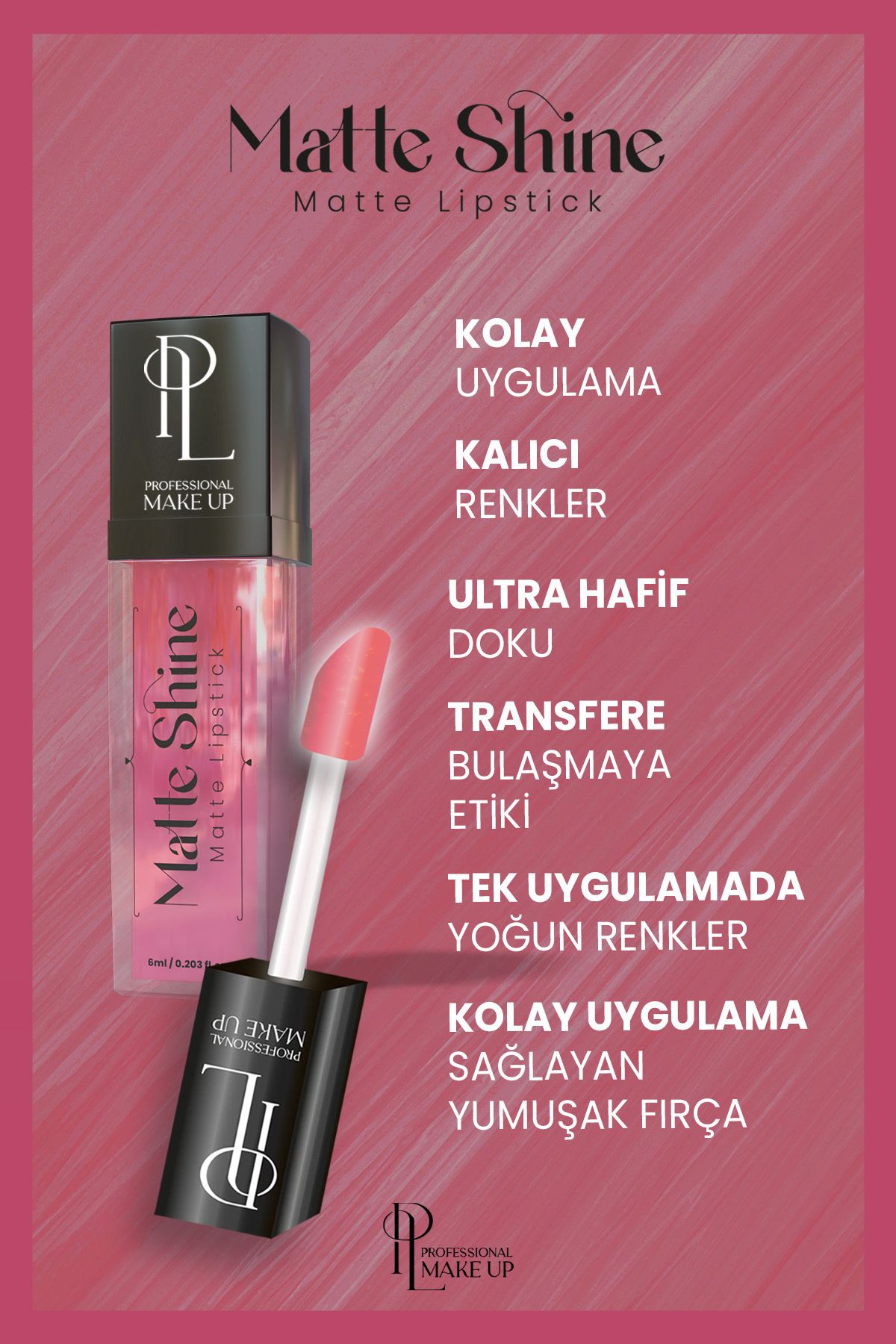 Pinky London Matte Shıne Lıpstıck - 103-4