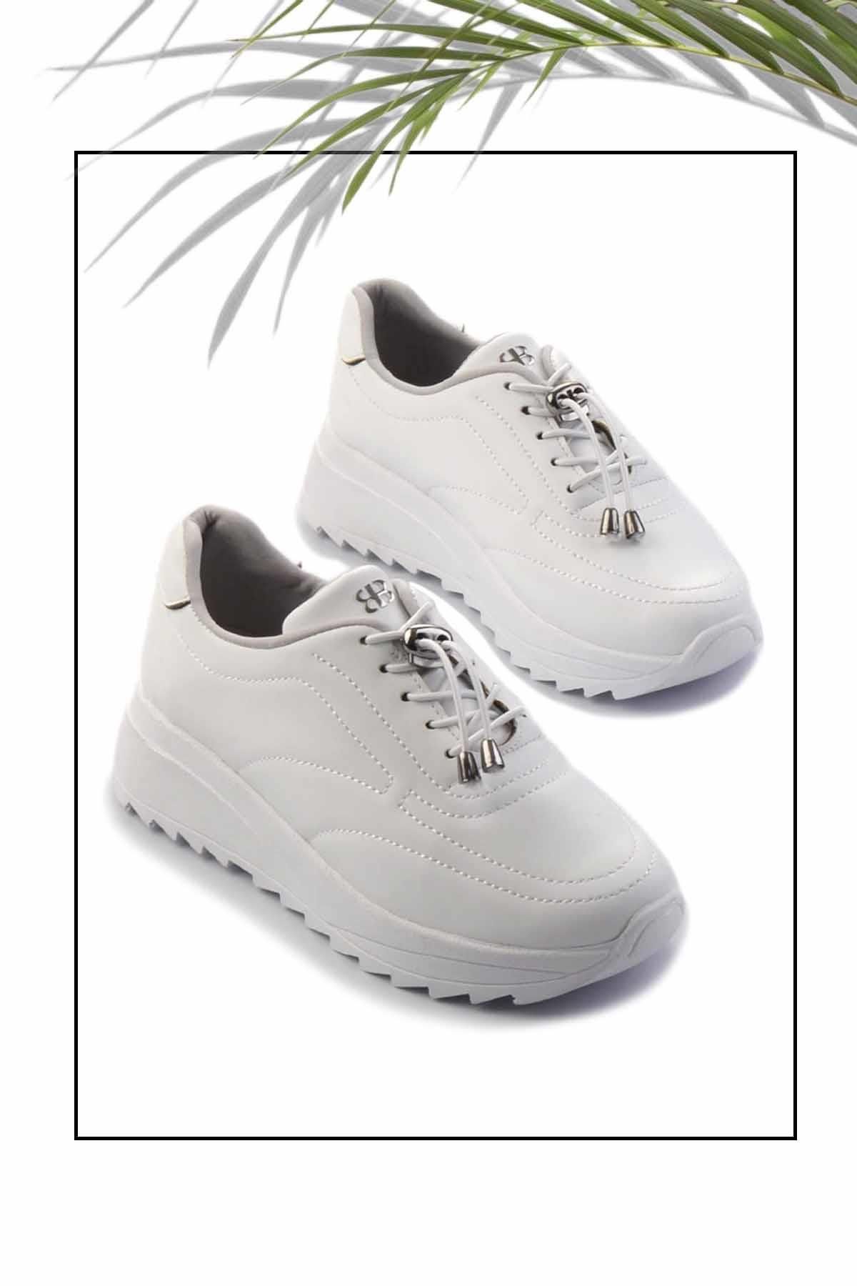 Bambi-White Women's Casual Shoes K01671666509 1