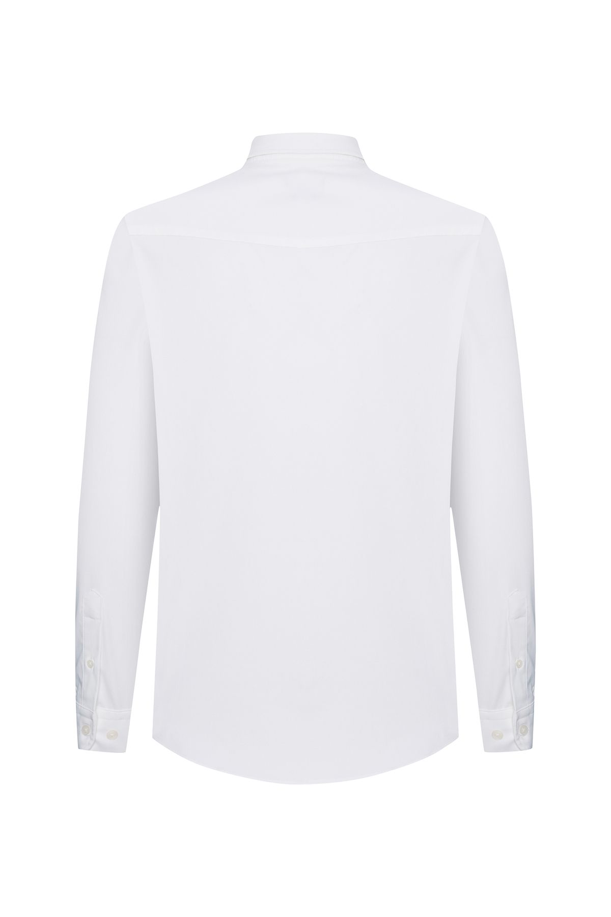 Mudo-Regular Fit Single Pocket Long Sleeve Shirt 6