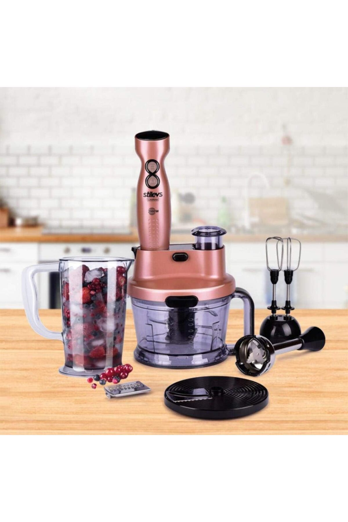 STOREMAX Rom Limitless El Blender Seti - Rose