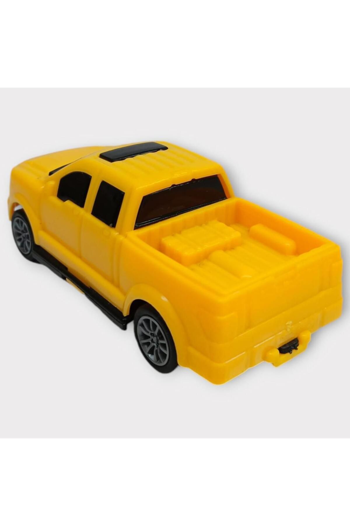 estevia Çek Bırak Arabalar 10 Cm - Sarı Pick-Up Yeni!!!
