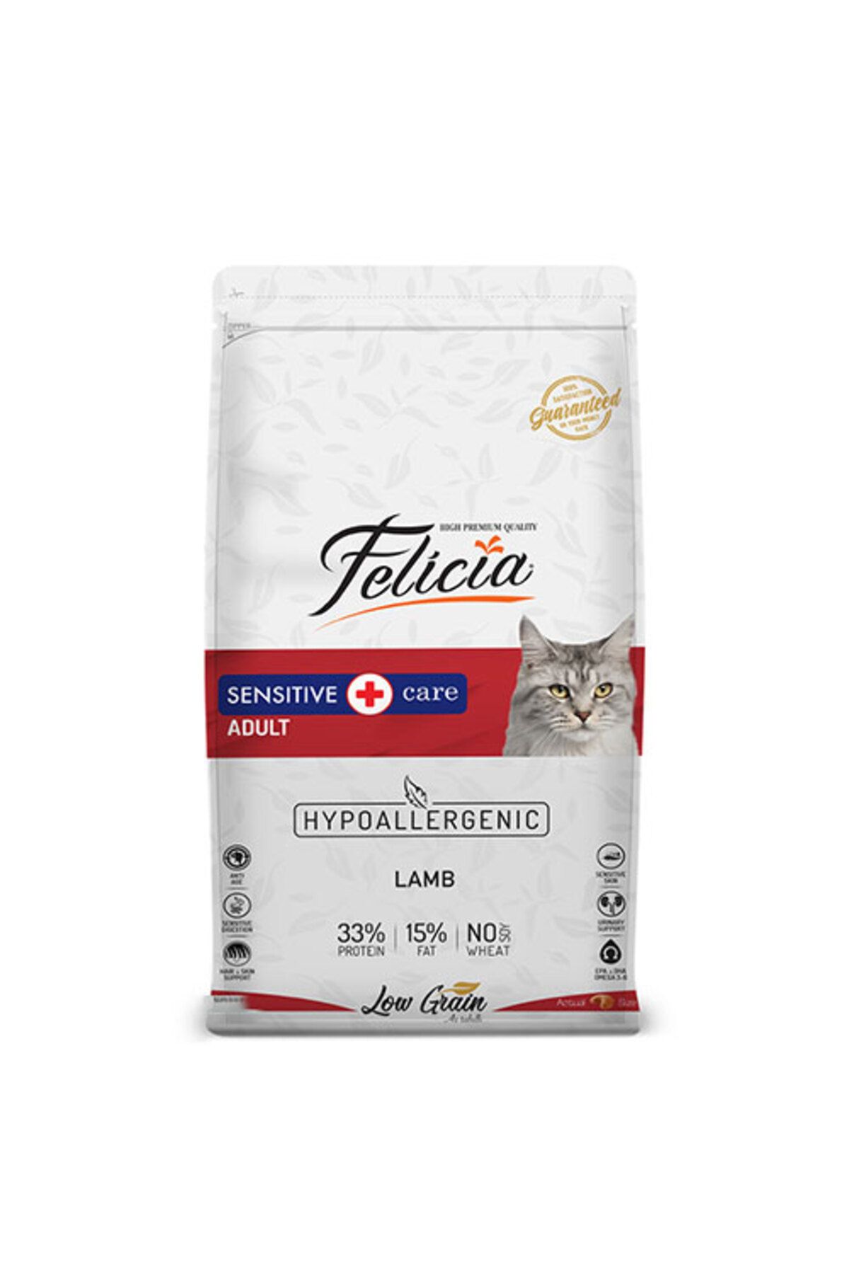 Felicia Hypoallergenic Kuzulu Düşük Tahıllı Yetişkin Kedi Maması 12 Kg