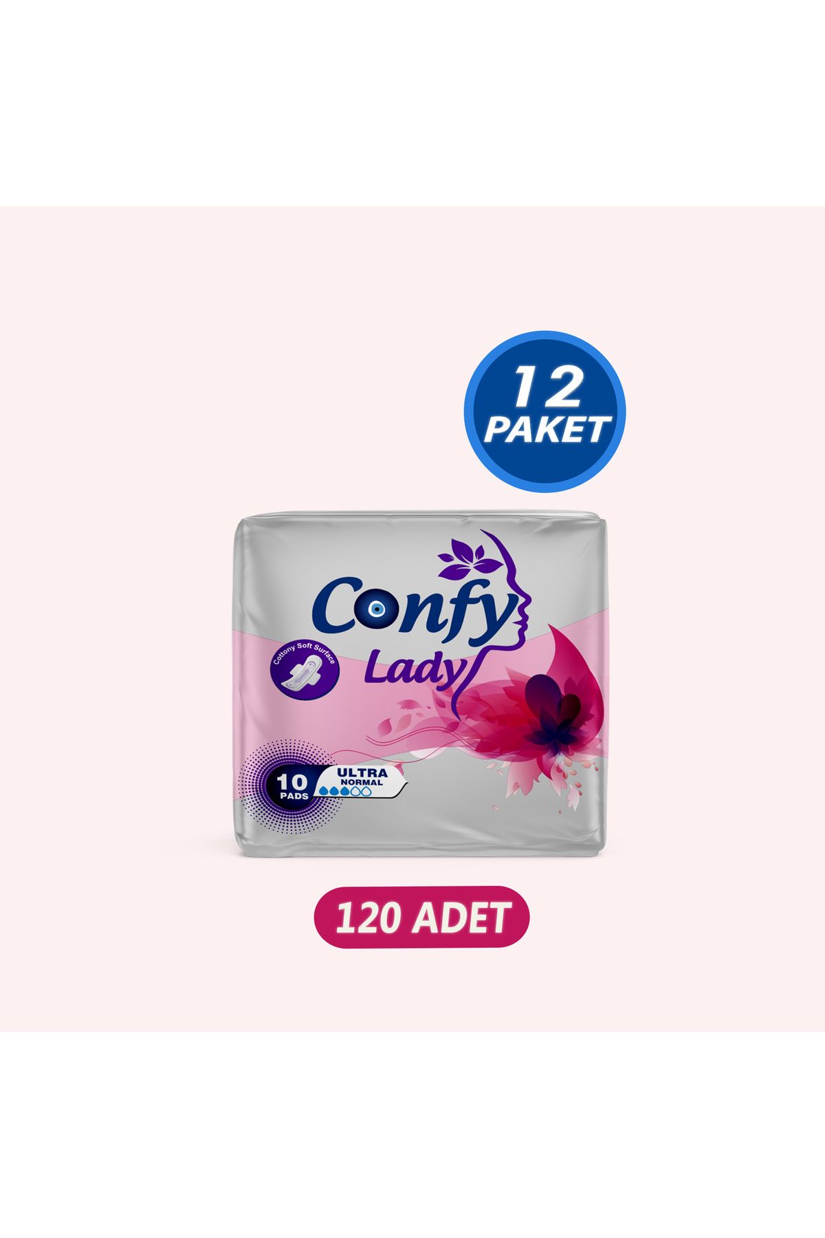 Confy Lady Hijyenik Ped Ultra Normal 120 Adet