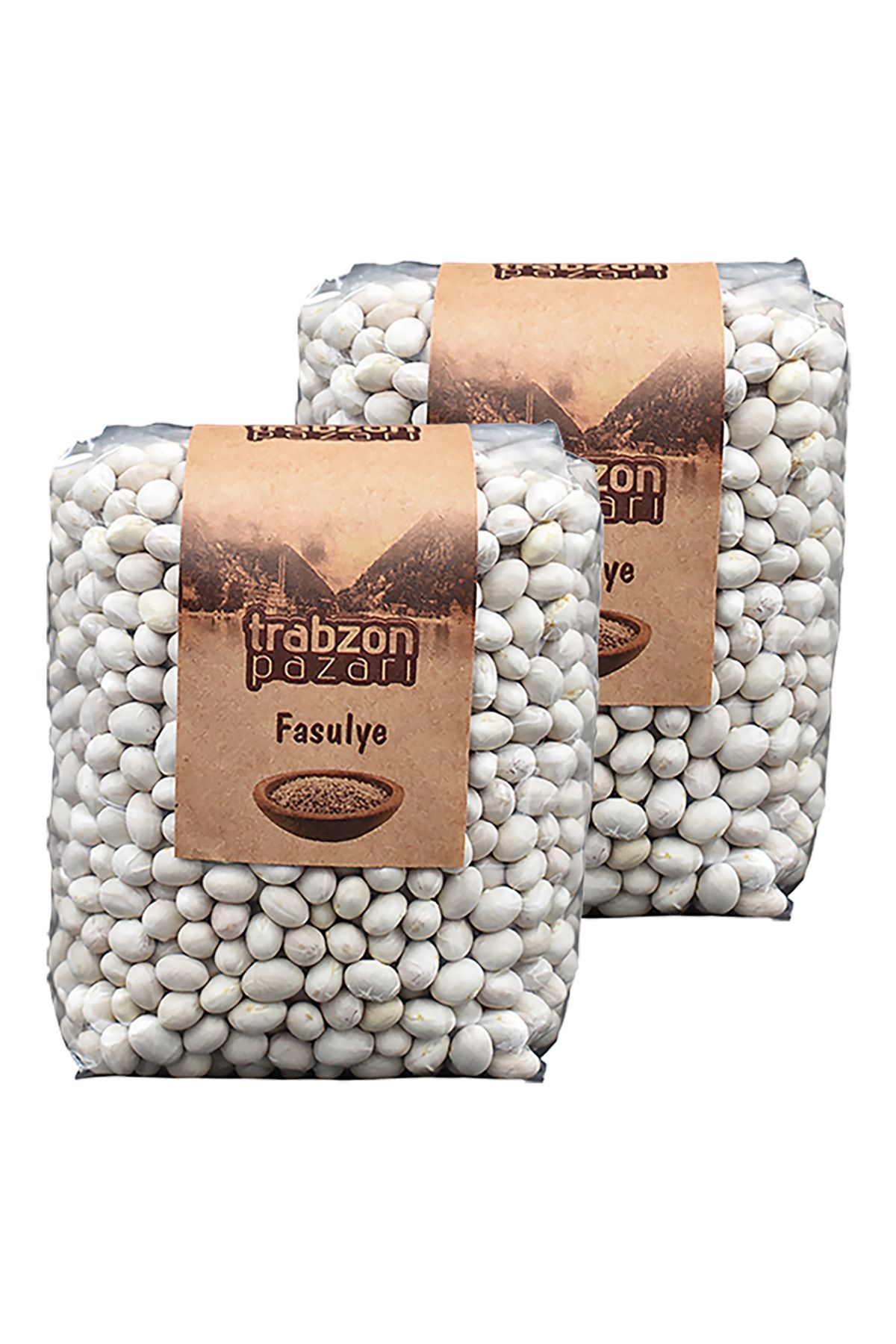 TRABZON PAZARI Yerli Dermason Kuru Fasulye 2x1 Kg