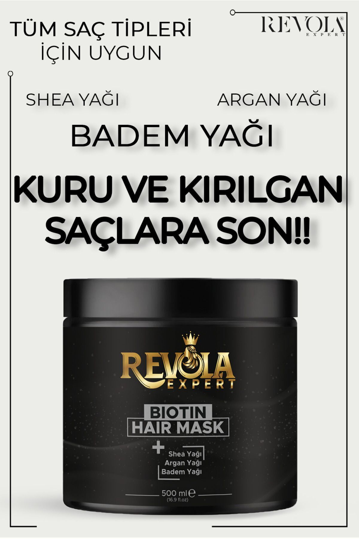 REVOLA EXPERT REVOLA BIOTİN HAIR MASK Saç ONARICI YENILEYICI bakım