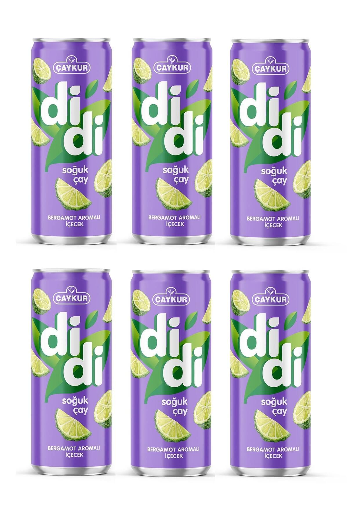 DİDİ Didi Bergamot Aromalı Soğuk Çay 250 Ml X 6 Adet