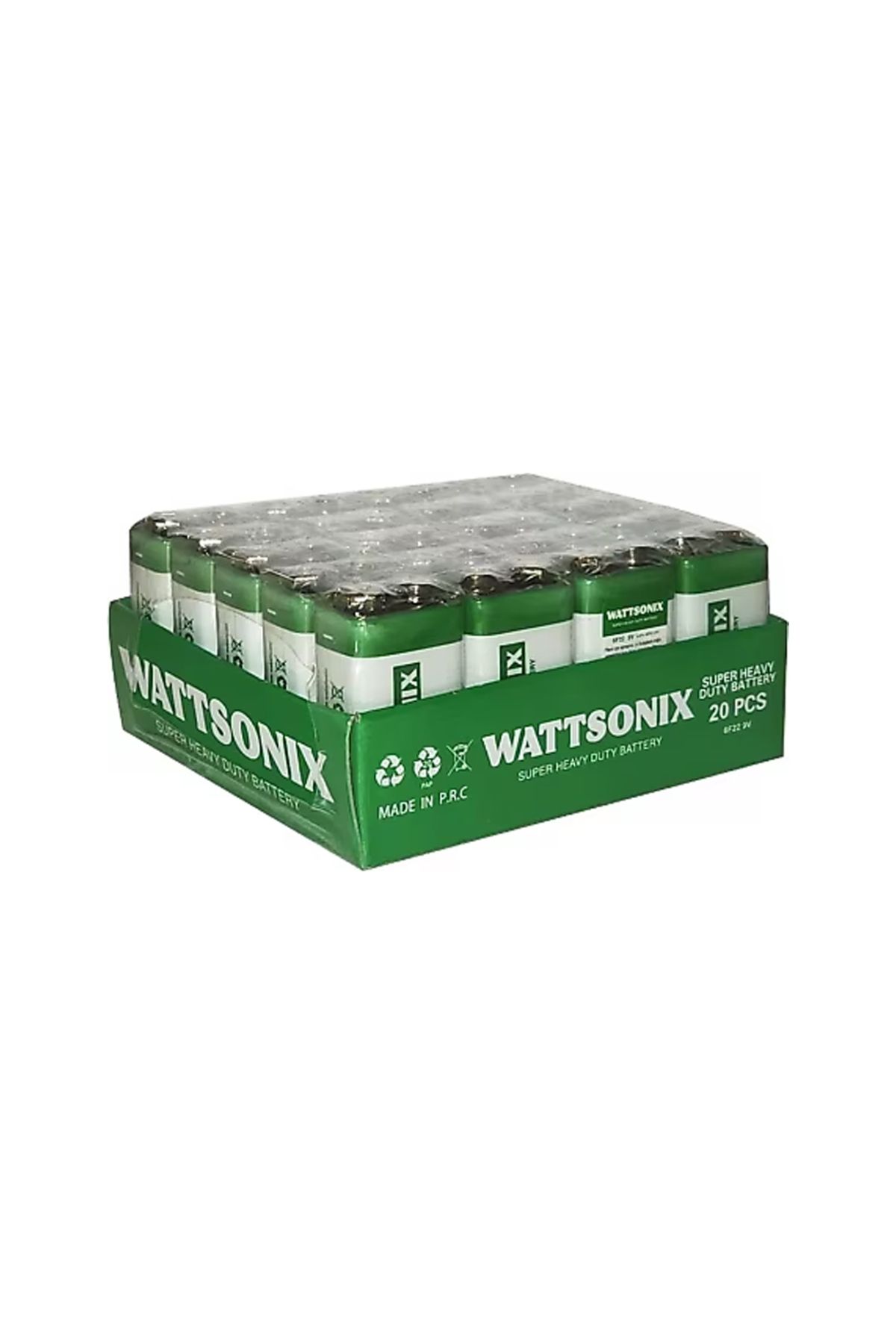 feifei WATTSONIX 9 VOLT PİL (20Lİ PAKET) (4767) - AYS2700-8979