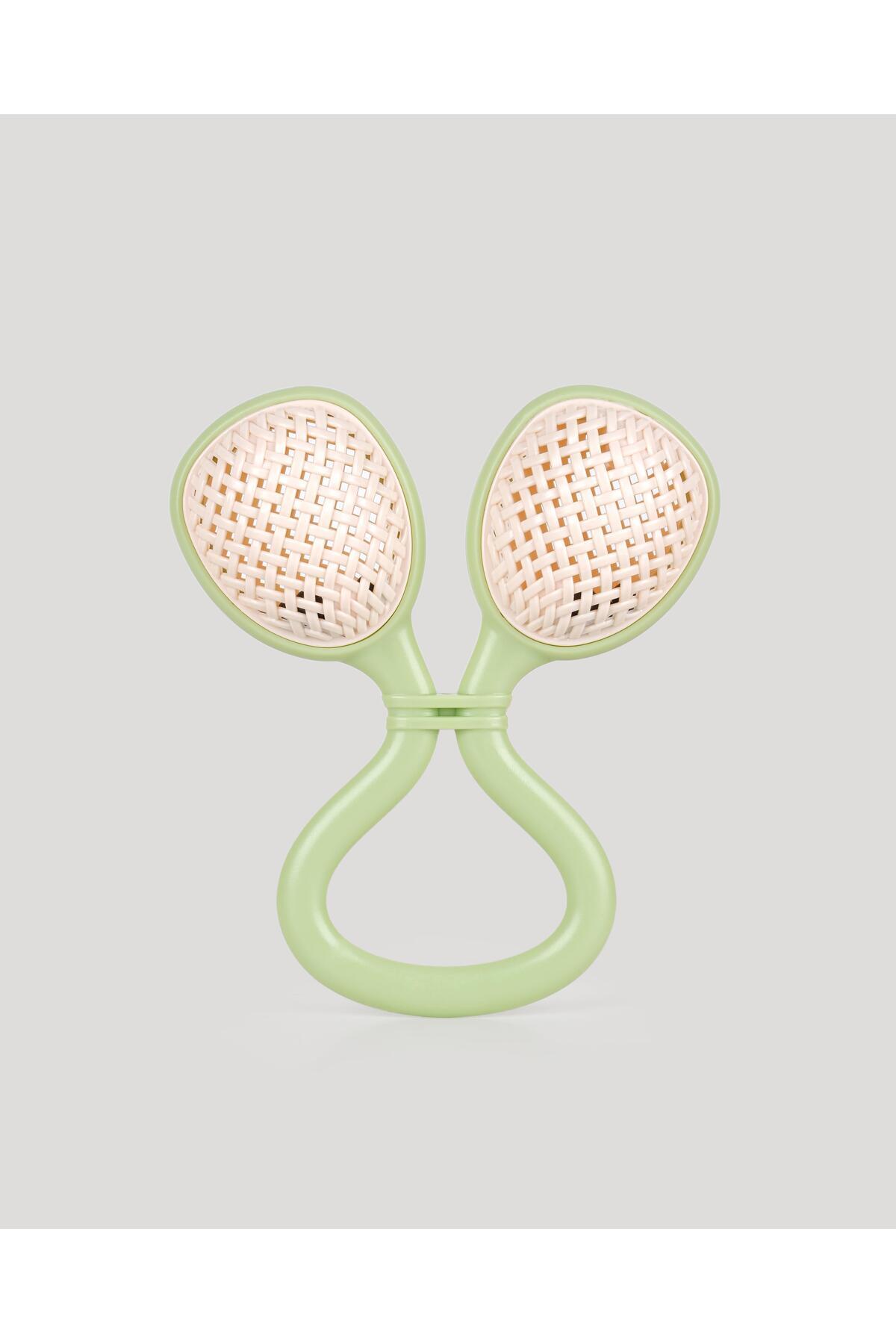 lets be child-Ring Straw Rattle Green 1