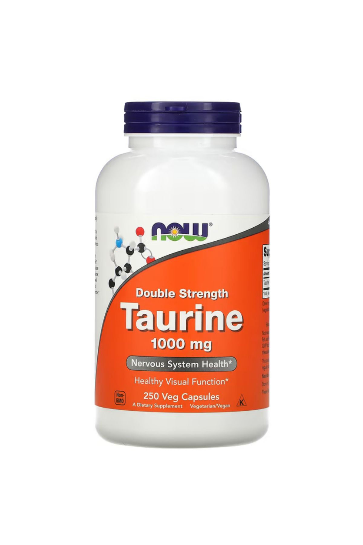 Now Foods, Double Strength Taurine, 1,000 Mg, 250 Veg Capsules vr54