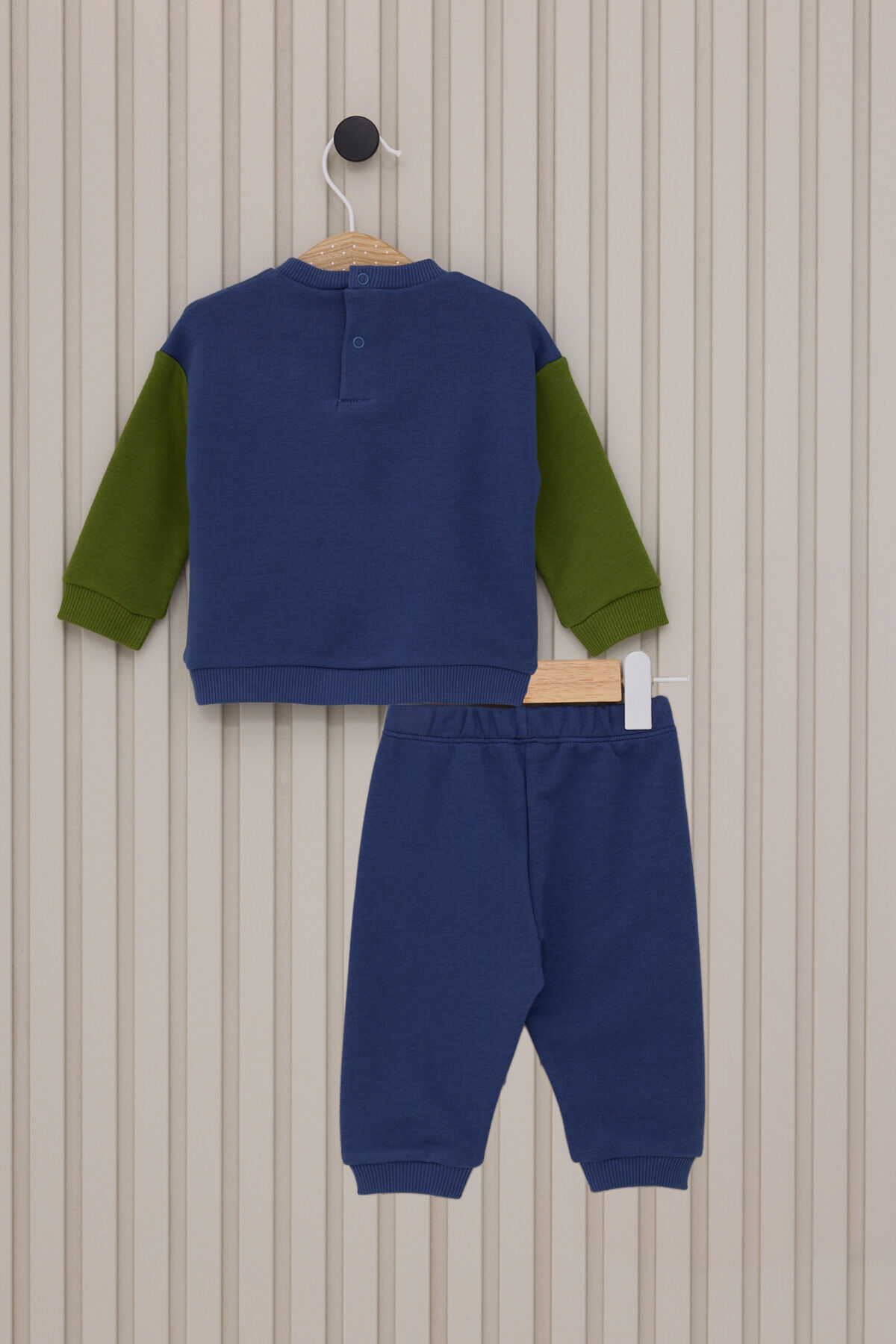 U.S. Polo Assn. Erkek Bebek Mavi 2li Bebek Takım fotoğrafı 4 (önizleme)