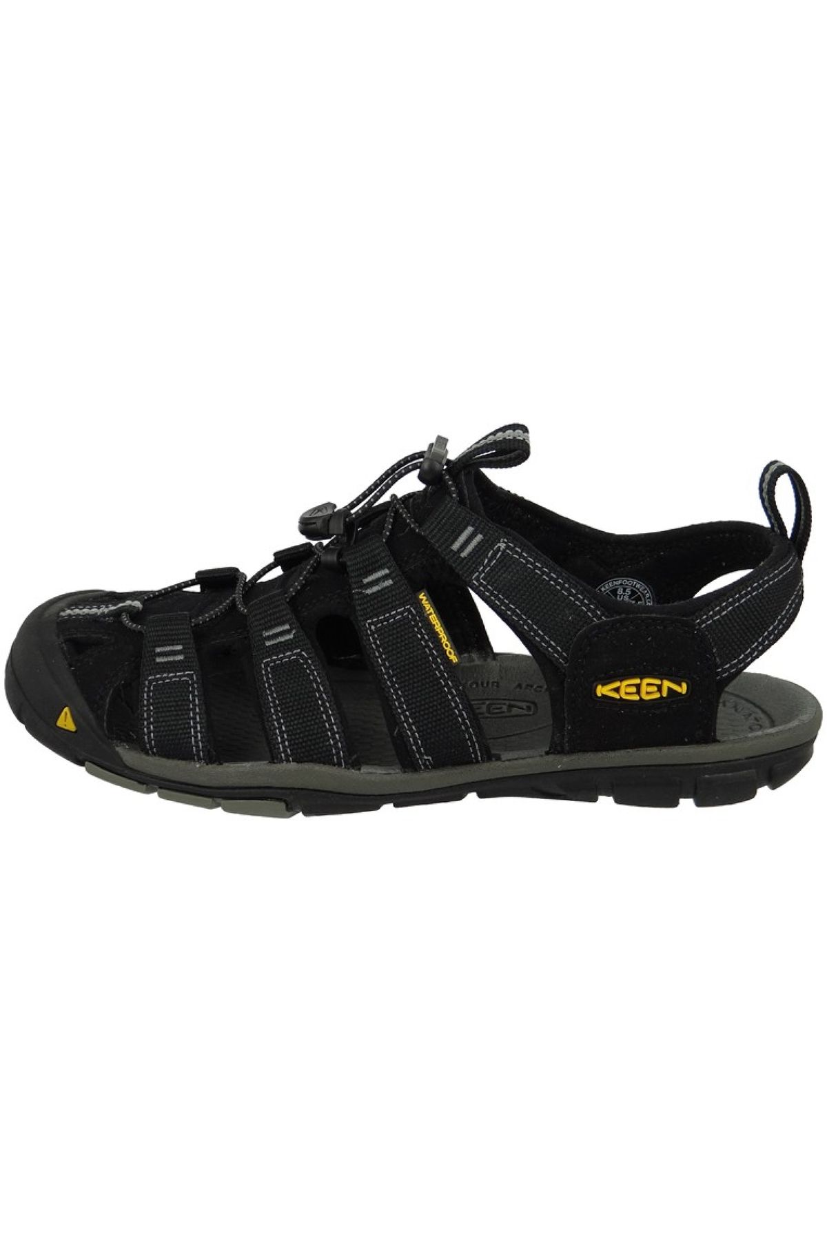 Keen-1008660 Clearwater CNX Herren Sandale Wassersportsandale Trekkingsandale Black/Gargoyle Schwarz/Grau 3