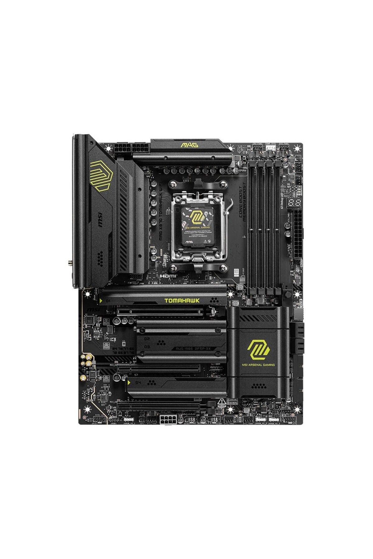 MSI-Mag X870 Tomahawk - Wifi Socket, Ddr5 8400Mhz, 5g Lan Wifi, 7 Rgb Atx Motherboard 2