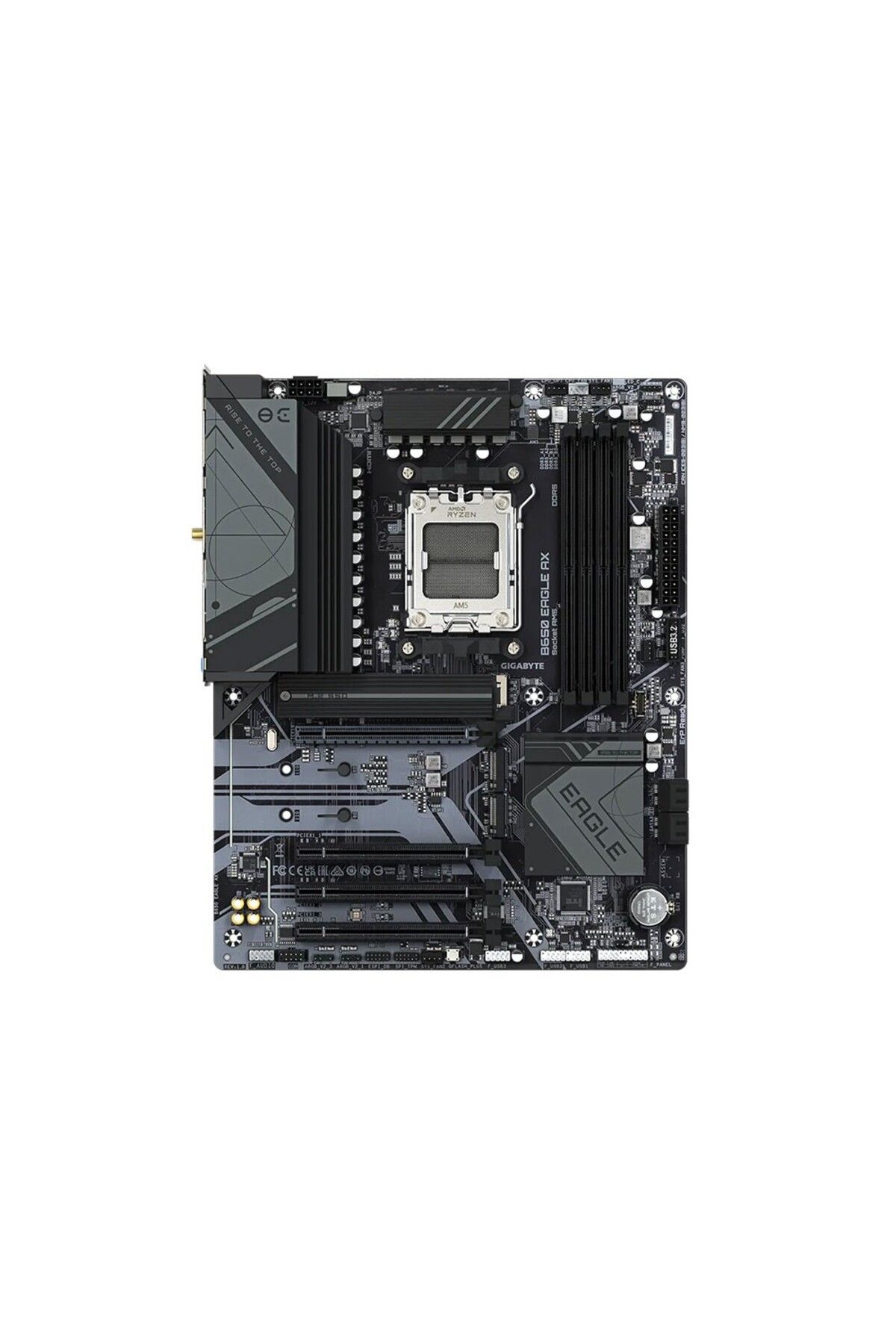 Gigabyte-B650 Eagle Ax Amd B650 Socket Am5 Ddr5 7600Mhz (Oc) Wi-Fi 6E Atx Motherboard 2