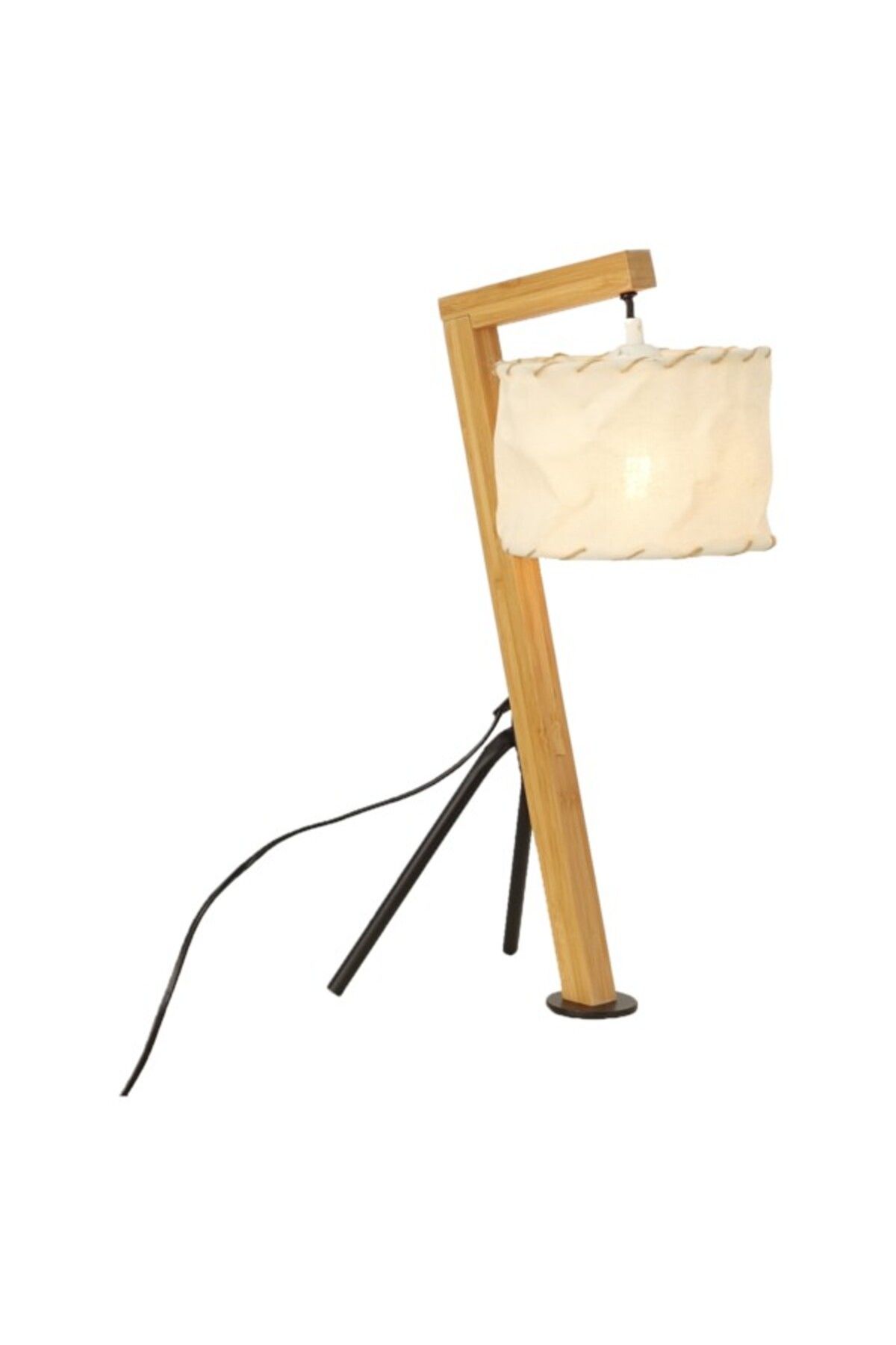 micasa-40W E27 Modern and Elegant Design Table Lamp with Bamboo Tripod 1