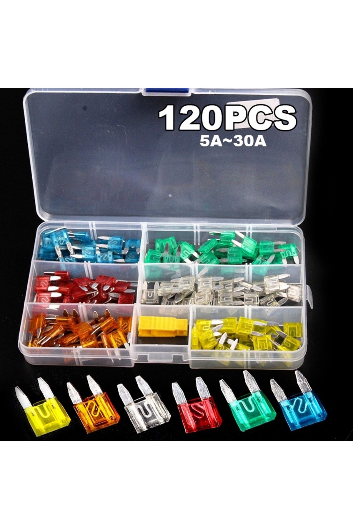 Choice-220pcs Fuse Boxes Come In Various Specifications, With 60 And 120pcs Not Having Medium Fuses, While 4
