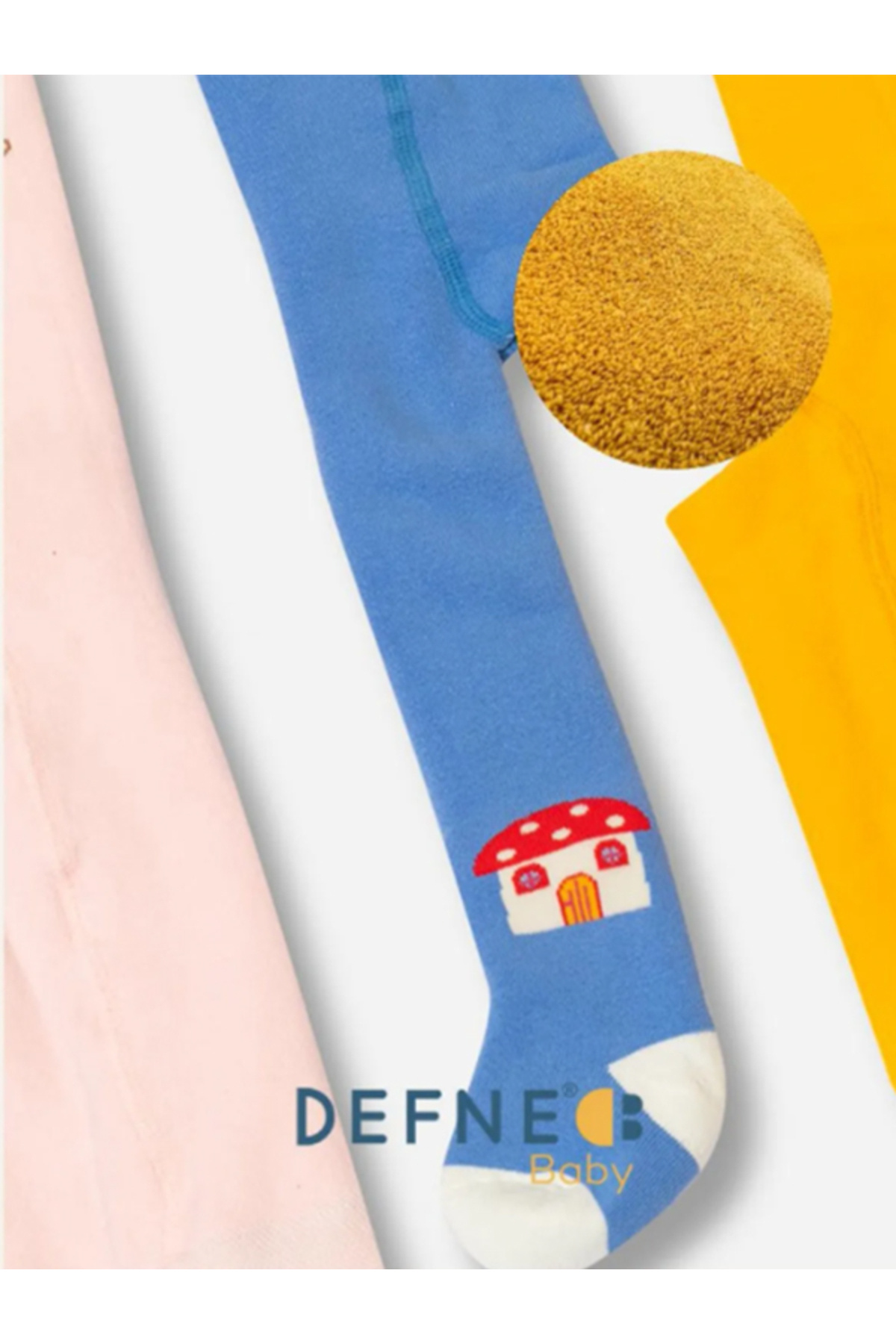 Defne Baby 3 Çift Havlu Pamuklu Kışlık Unisex Çocuk Ve Bebek Külotlu Çorap fotoğrafı 4 (önizleme)