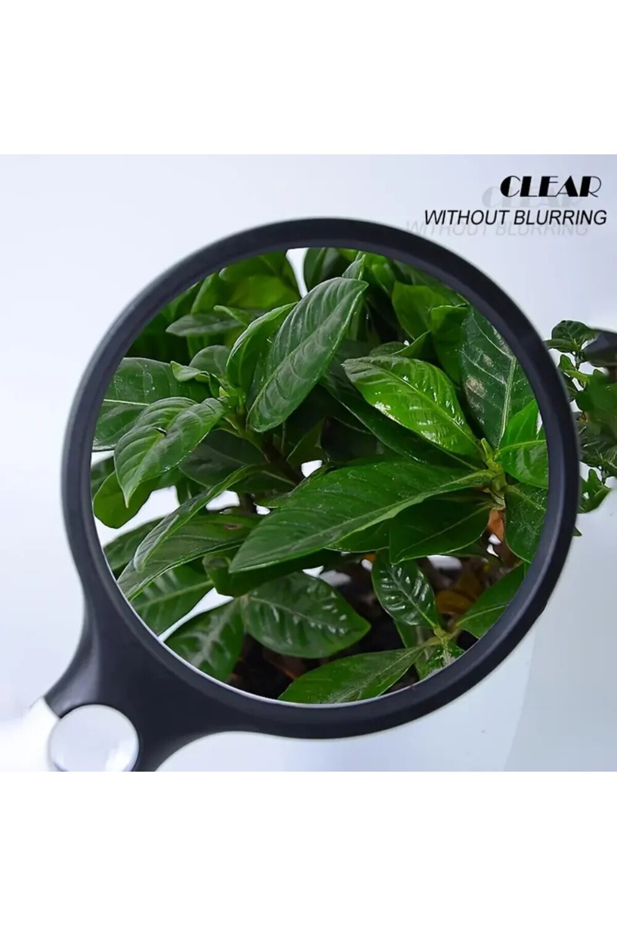 Choice-White White Magnifying Glass Handheld 45x Magnifier With 3 Led Light For Reading Magnifying Glass Je 4