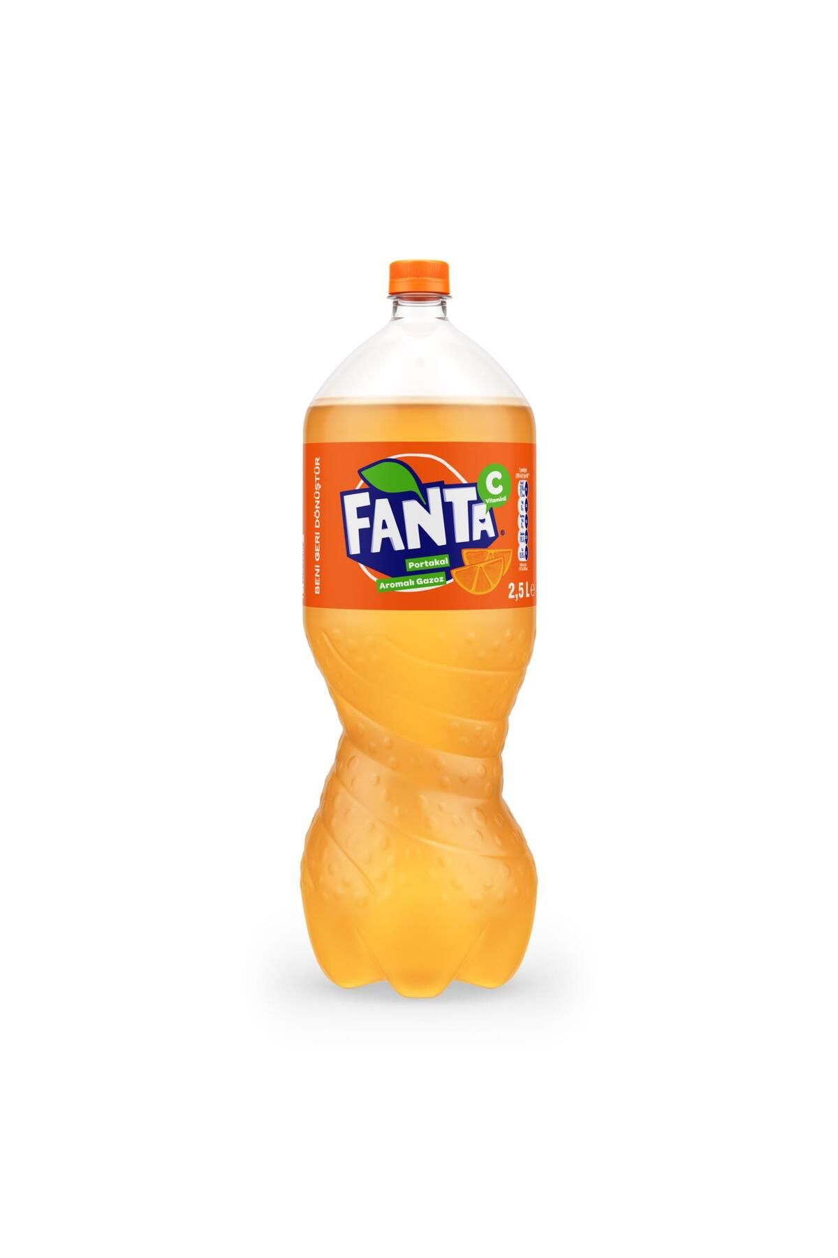 Fanta Portakal Aromalı Gazoz 2,5 Lt