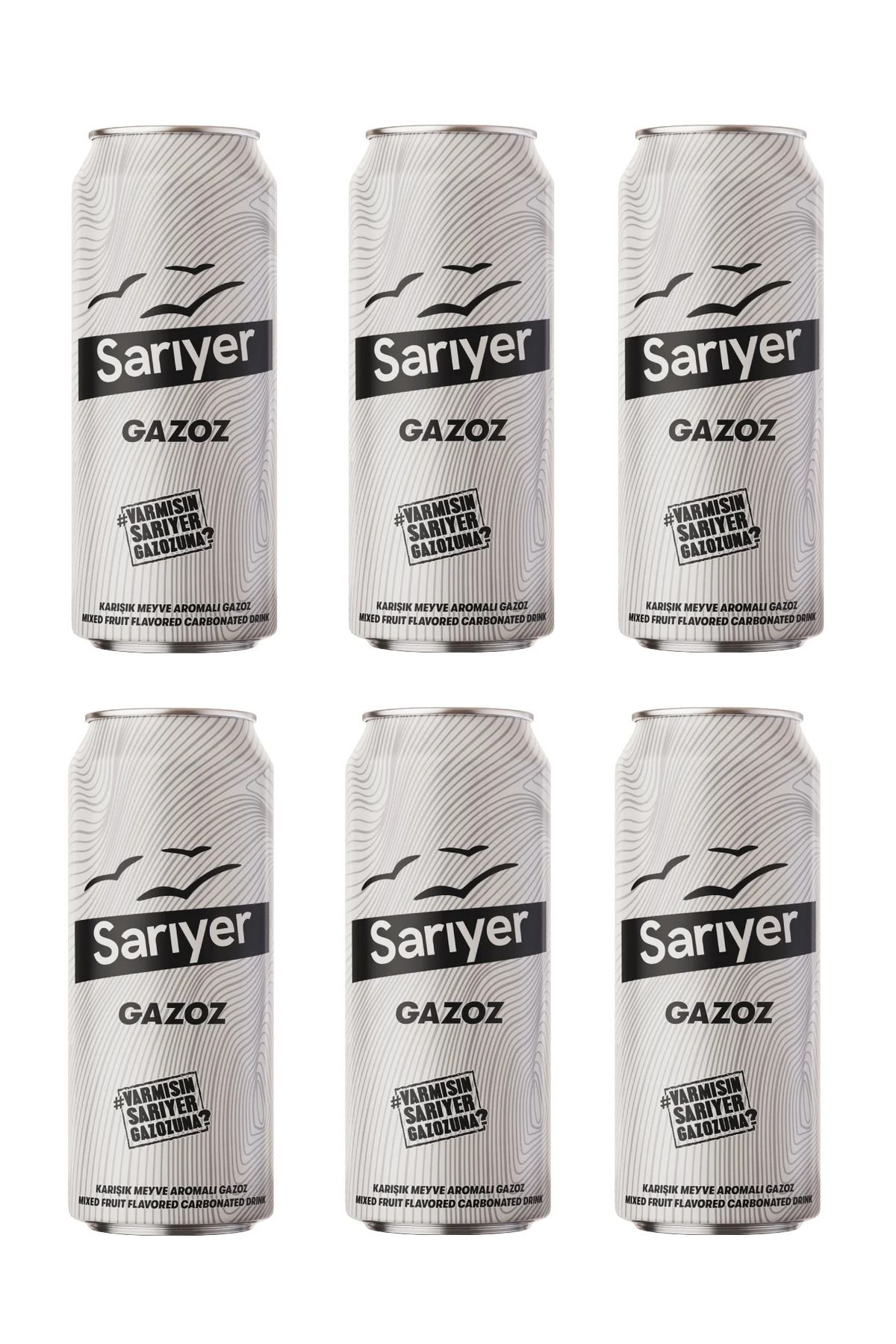 Sarıyer Gazoz Sarıyer Karışık Meyve Aromalı Gazoz 330 Ml X 6 Adet