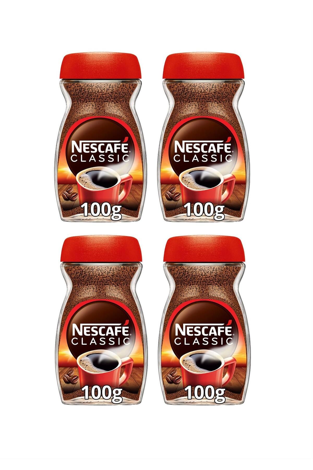 Nescafe Classıc Kahve Cam 100 Gr X 4 Adet