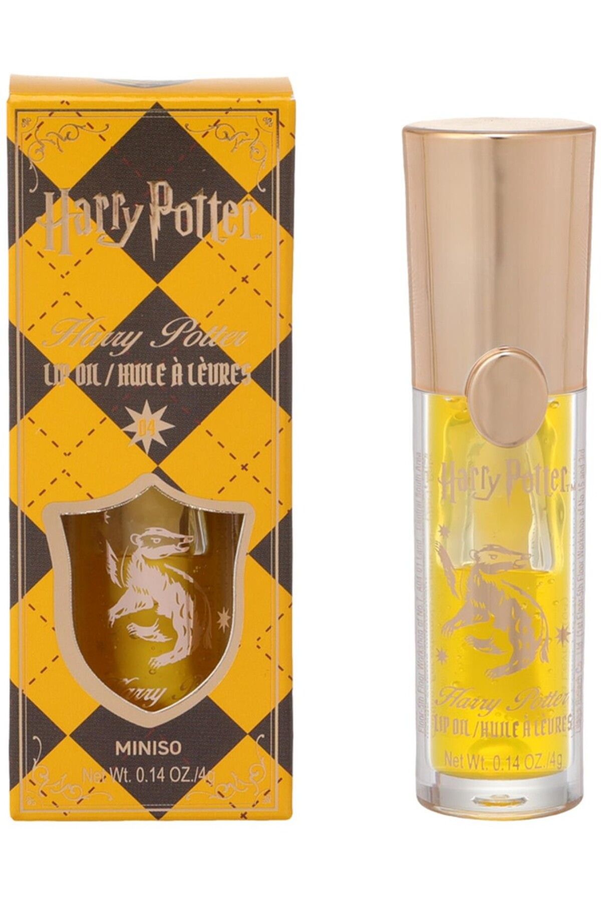 Miniso Harry Potter Lisanslı Hufflepuff Dudak Yağı (04)