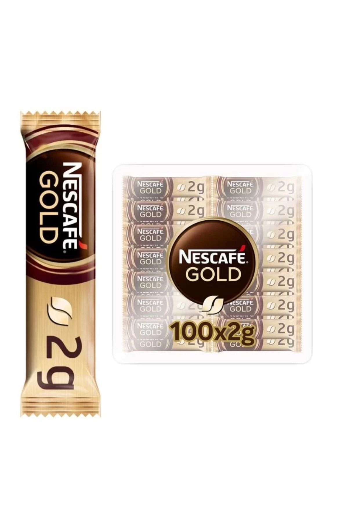 Nescafe Gold Kahve 2 Gr X 100 Adet