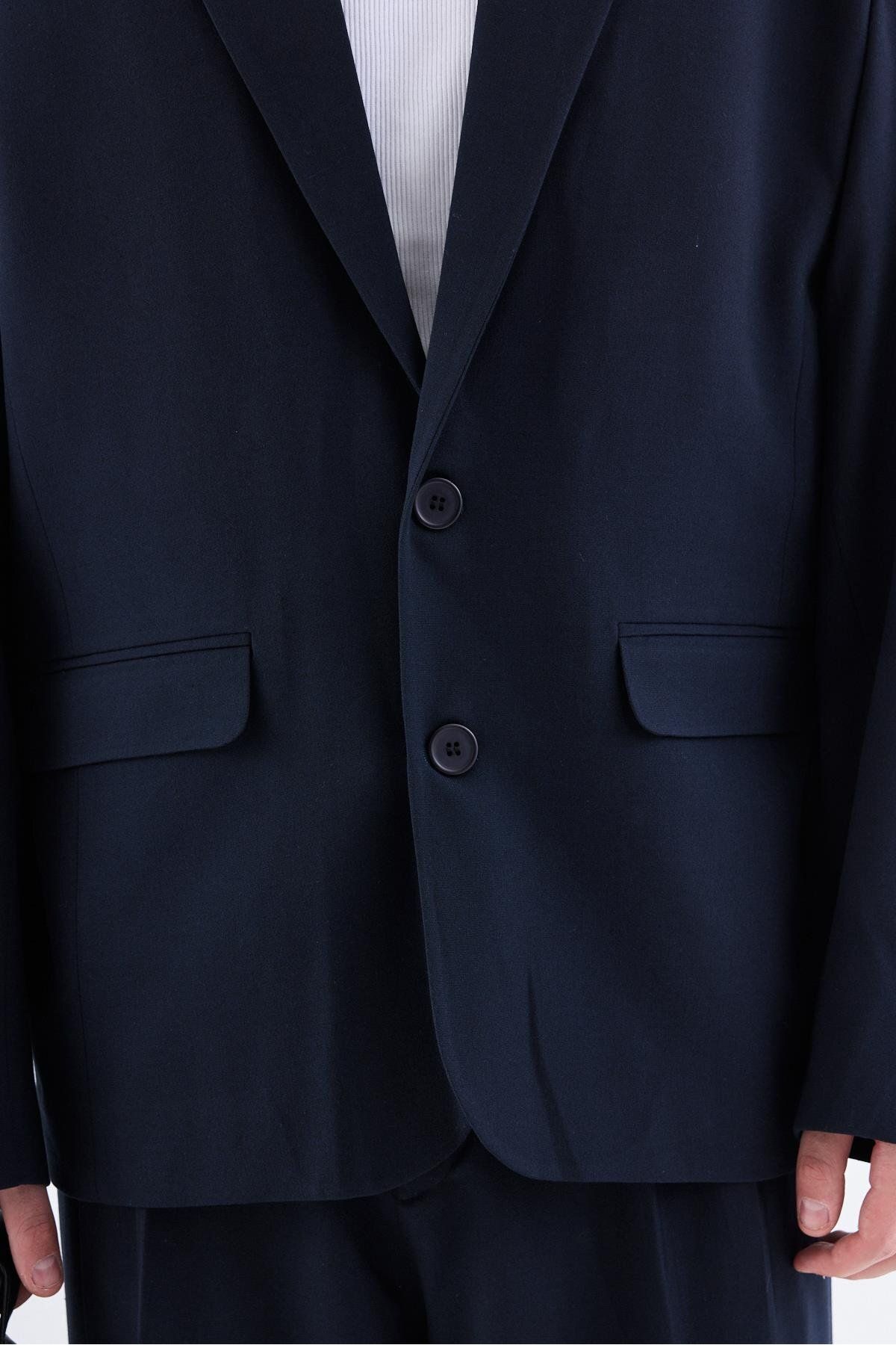 کت وشلوار آبی مردانه Navy Blue کلاسیک با مشرف به لباس VAMOSCLO
