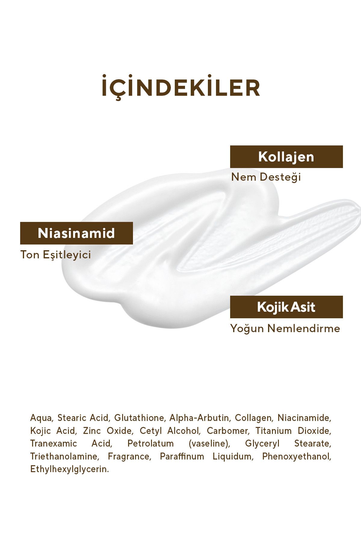 Mypia Cosmetics 2'li Cilt Beyazlatıcı Aydınlatıcı Glutatyonlu Krem, Kolajen, Niacinamide ve Kojik Asit Etkili 50 ML-7