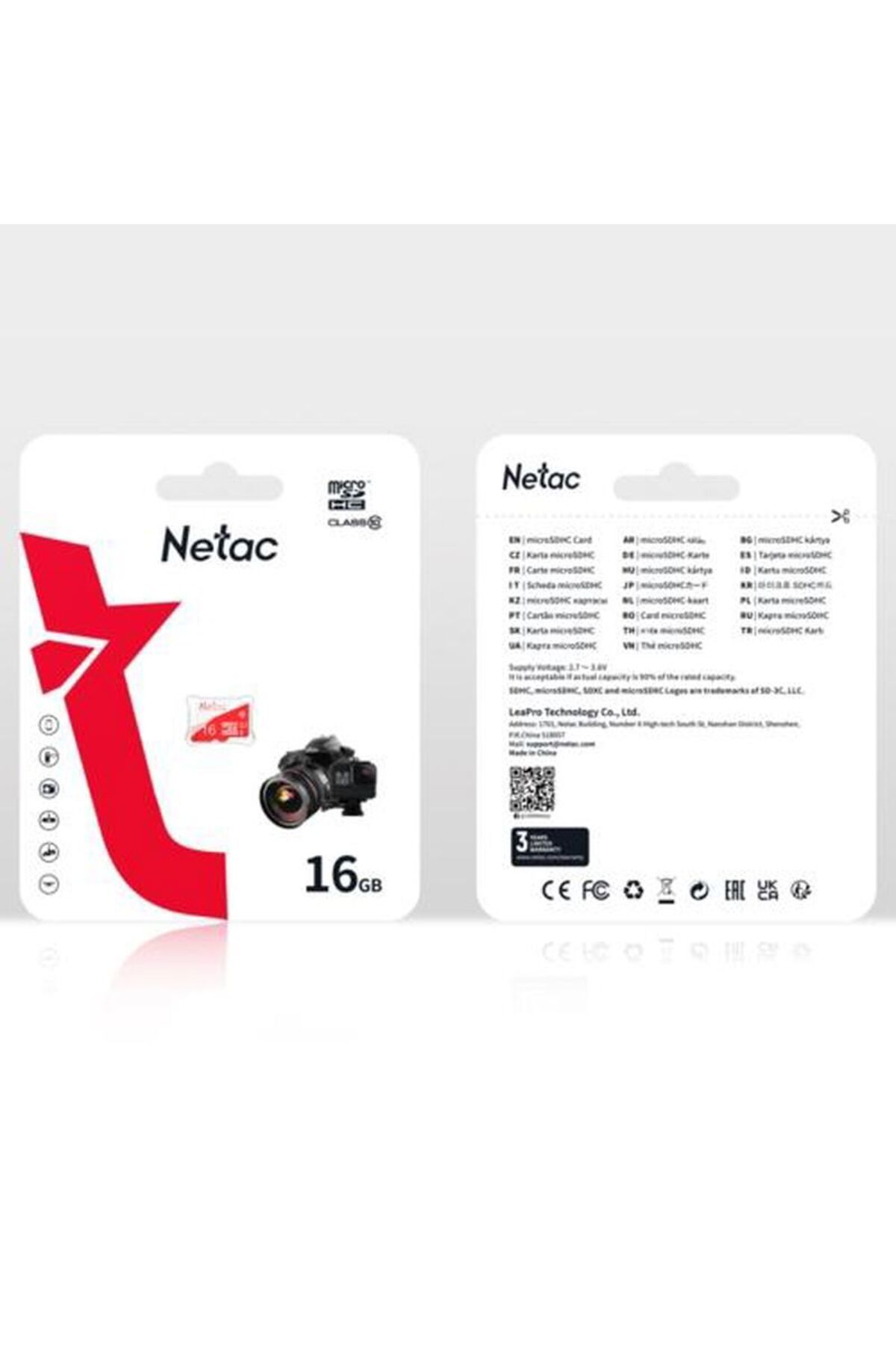 Netac P500 Eco 16GB MicroSDHC NT02P500ECO-016G-S