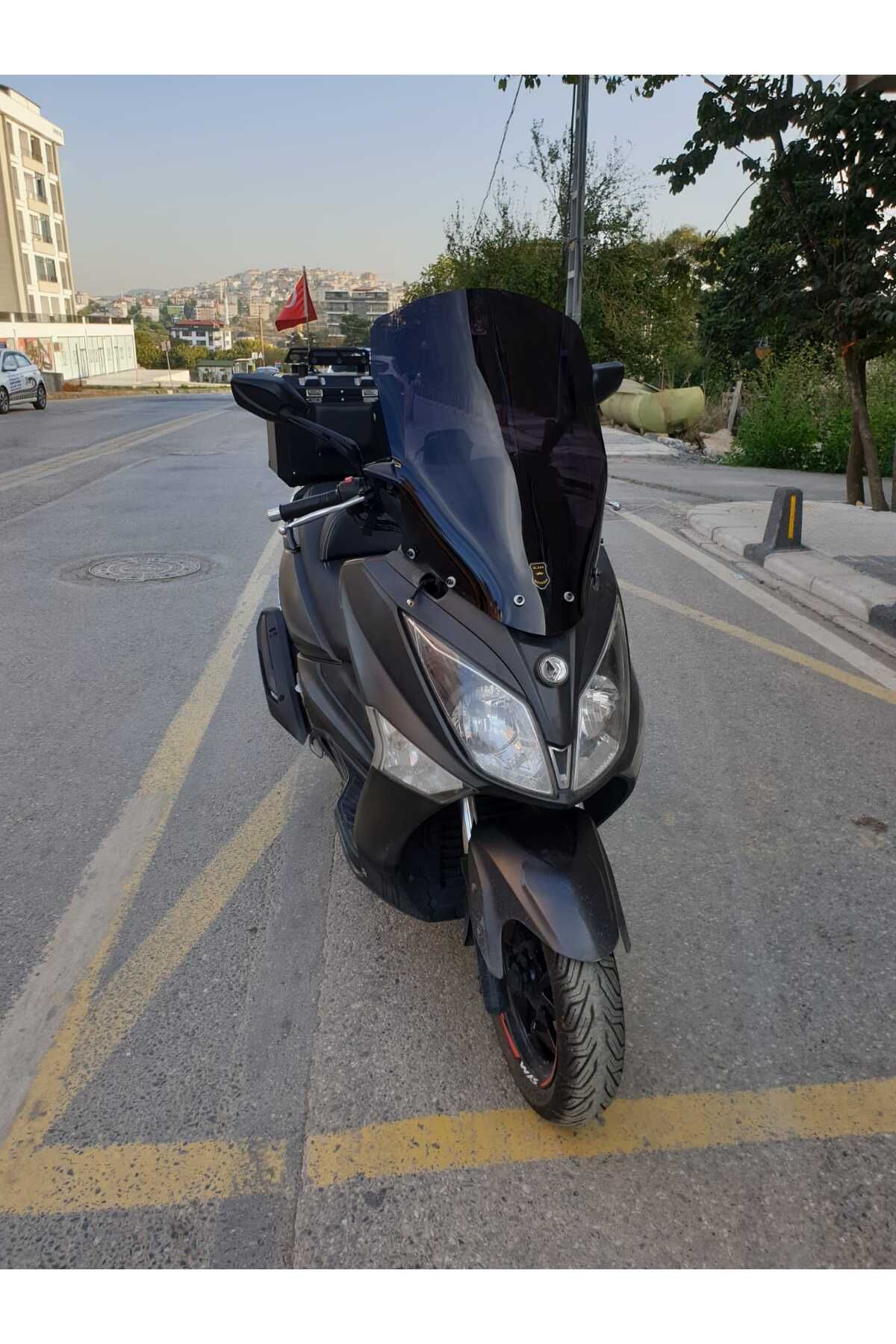 SYM Joymax 250 İ Siperlik Ön Cam 2013 2016 Model 65cm Siyah Renkli 4mm ORTA BOYLU CAM İADESİ YOKTUR