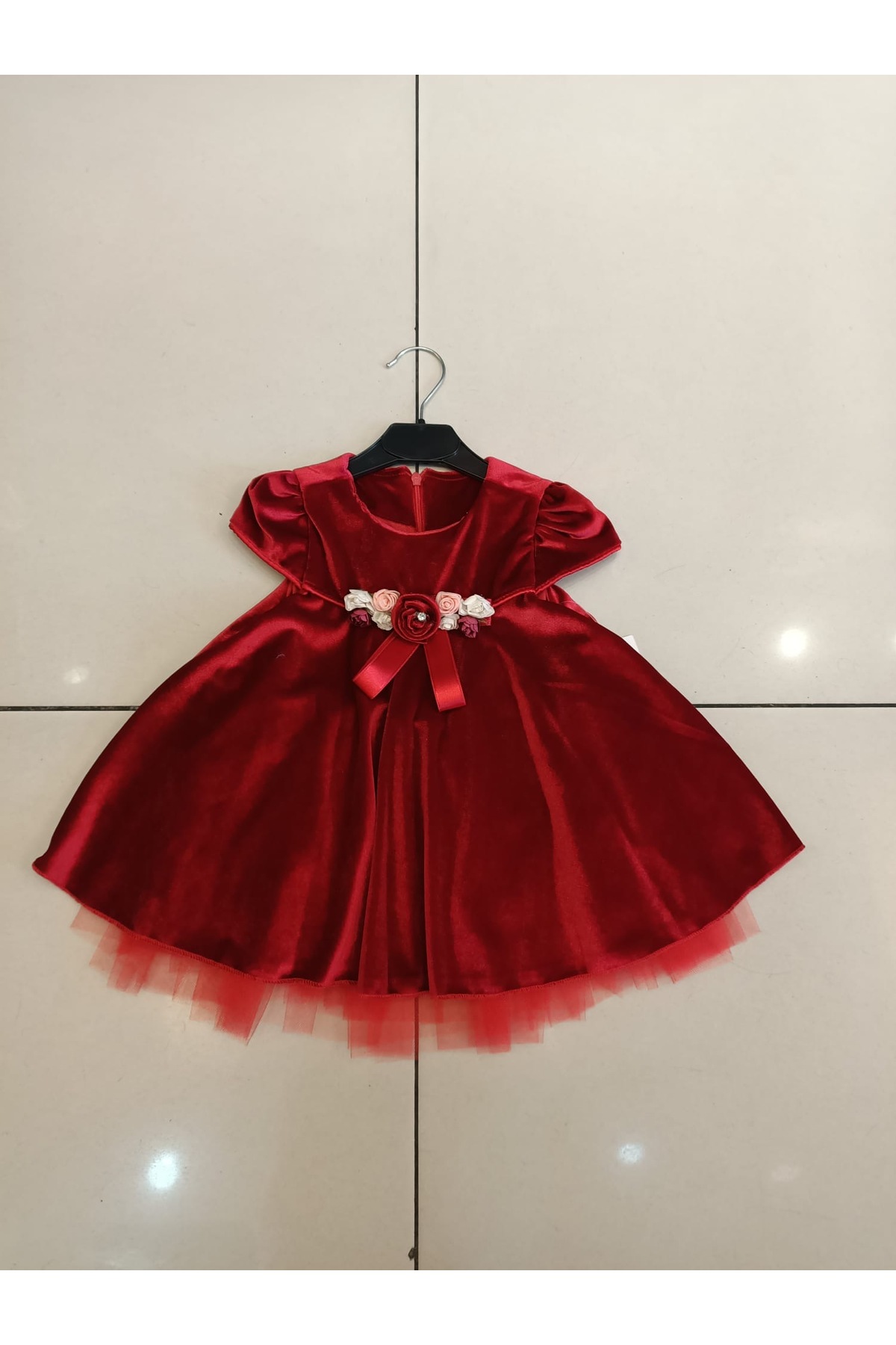 hisarpretty Kadife Bebek elbise fotoğrafı 3 (önizleme)