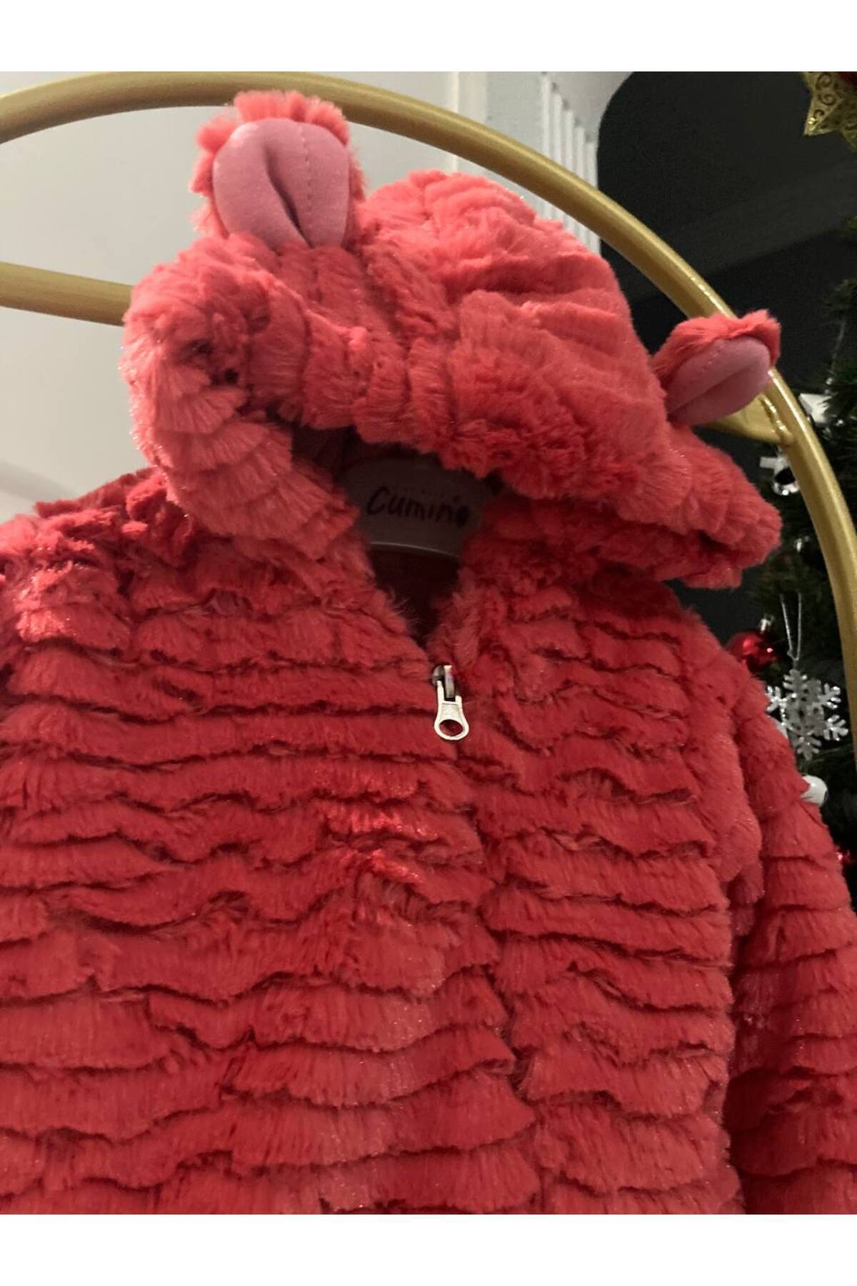 Butik BEBEK PELUŞLU ASTARLI TULUM NAR ÇİÇEĞİ RENK fotoğrafı 4 (önizleme)