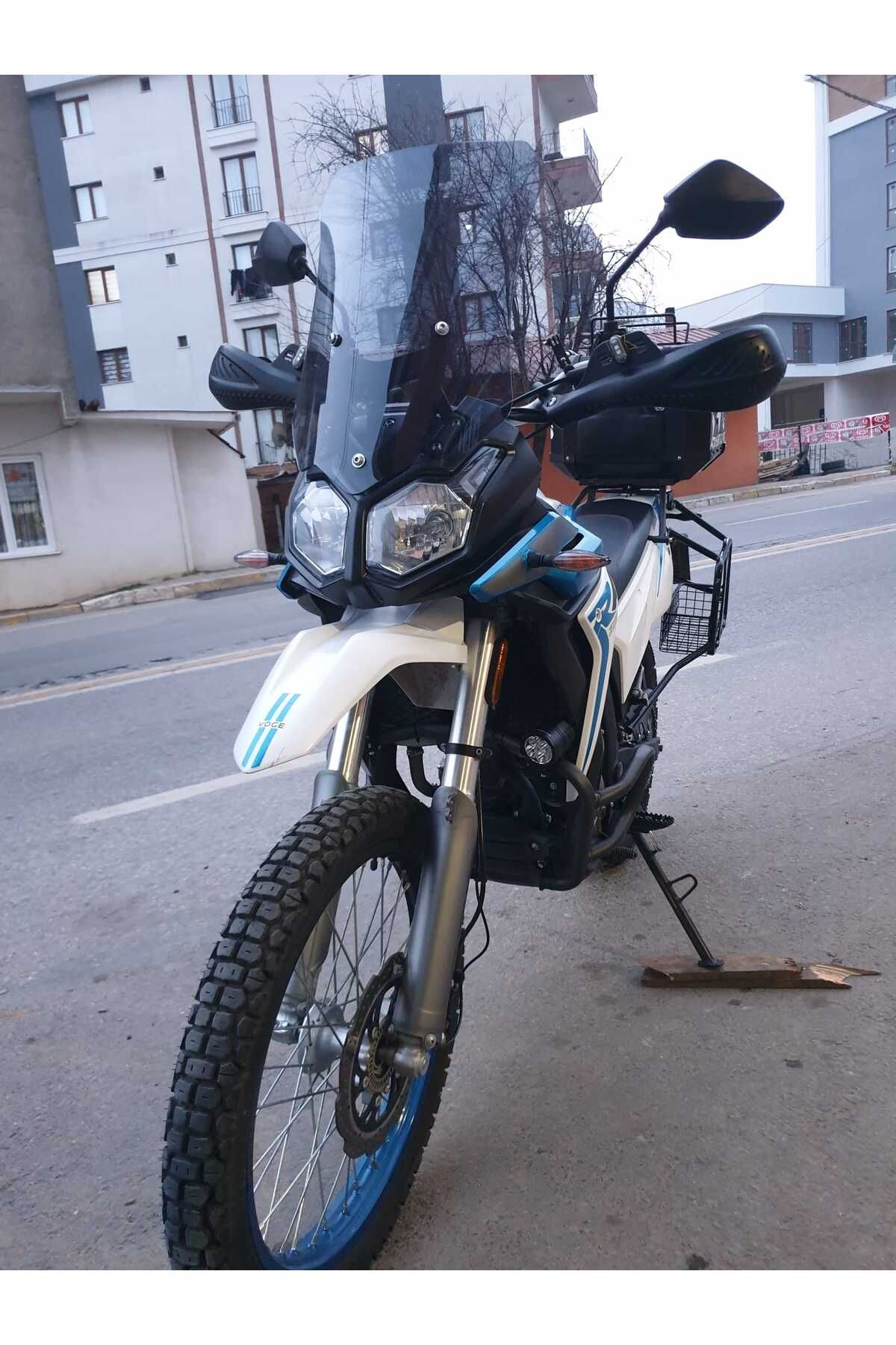Voge Rally 300 Siperlik Ön Cam 2022-2025 Model 51cm Füme Renkli 4mm