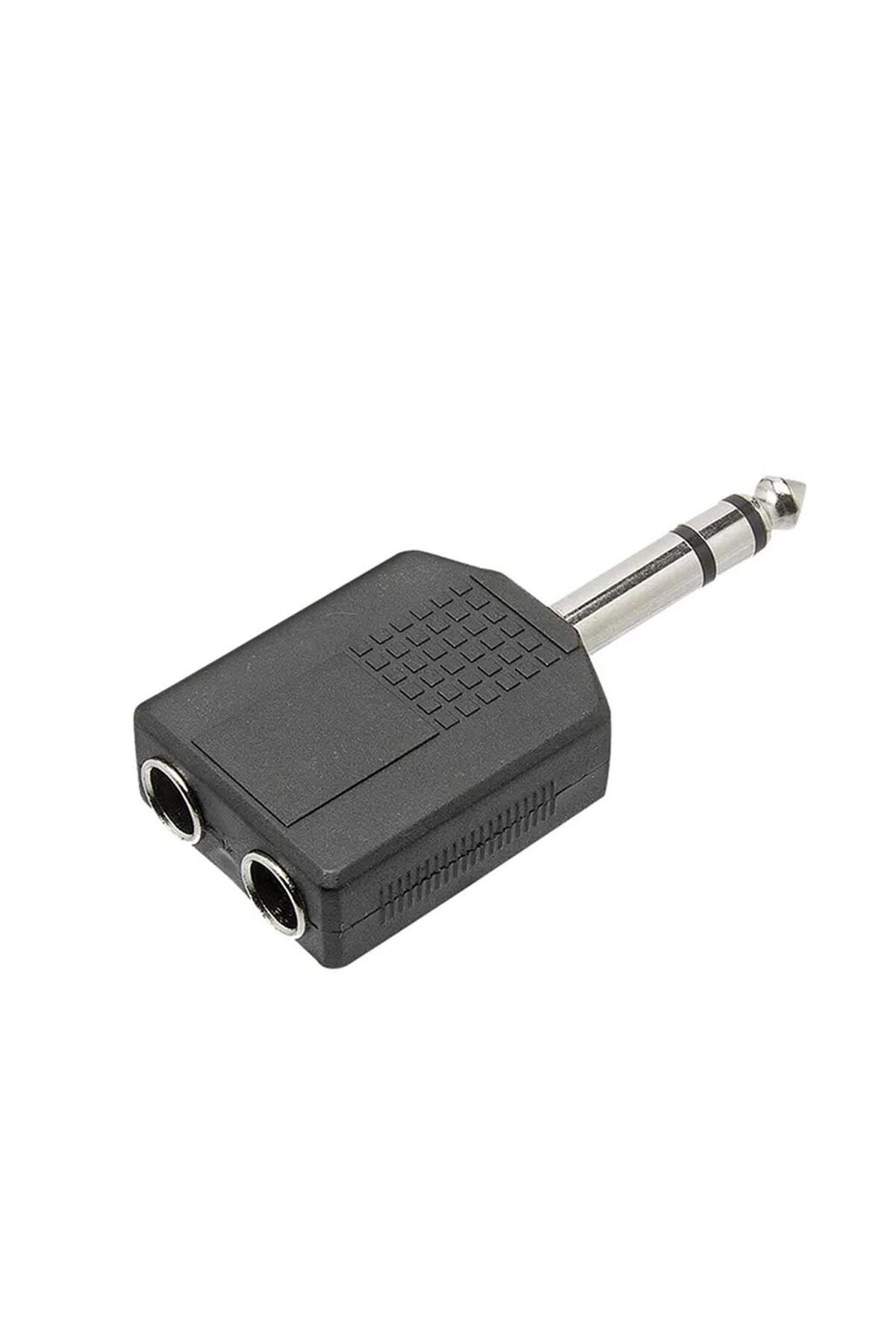 feifei Çevirici Jack 6.3Mm Stereo Erkek 6.3Mm 2 Dişi